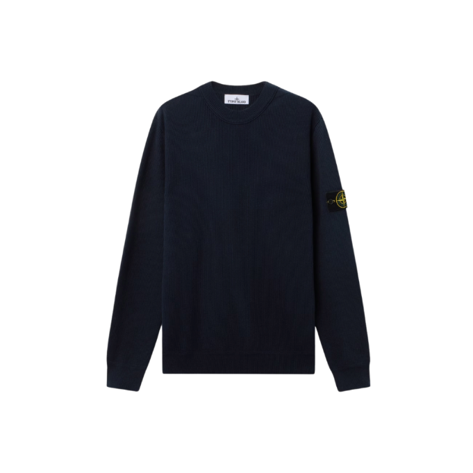 Stone Island Pull Crewneck Bleu Marine