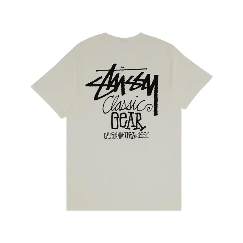 Stussy T-shirt Classic Gear Beige