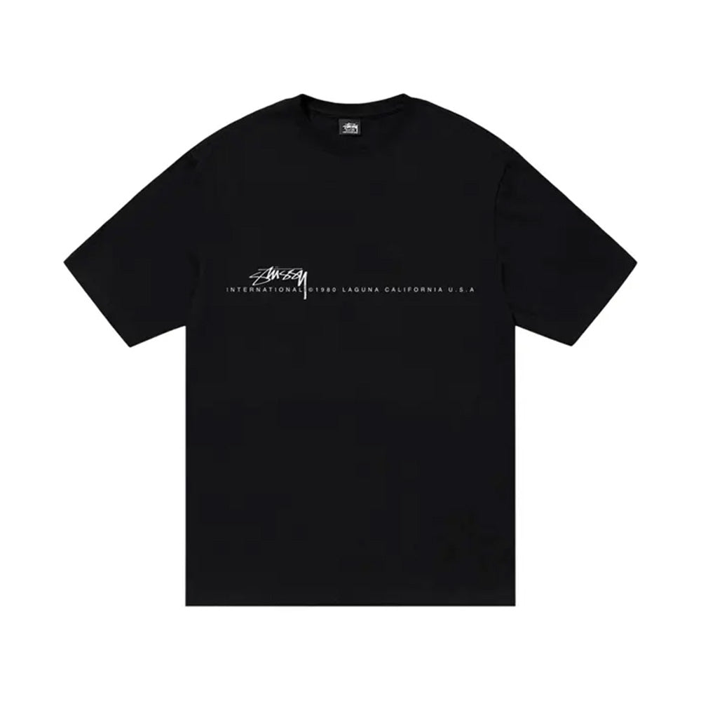 Stussy T-shirt Smooth 80 Noir