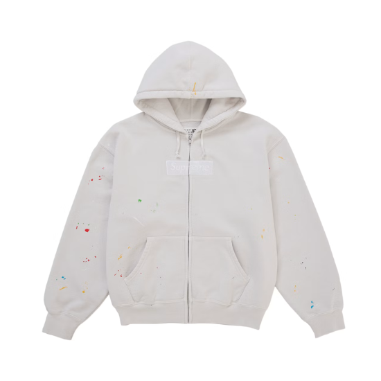 Supreme MM6 Maison Margiela Hoodie Box Logo Blanc