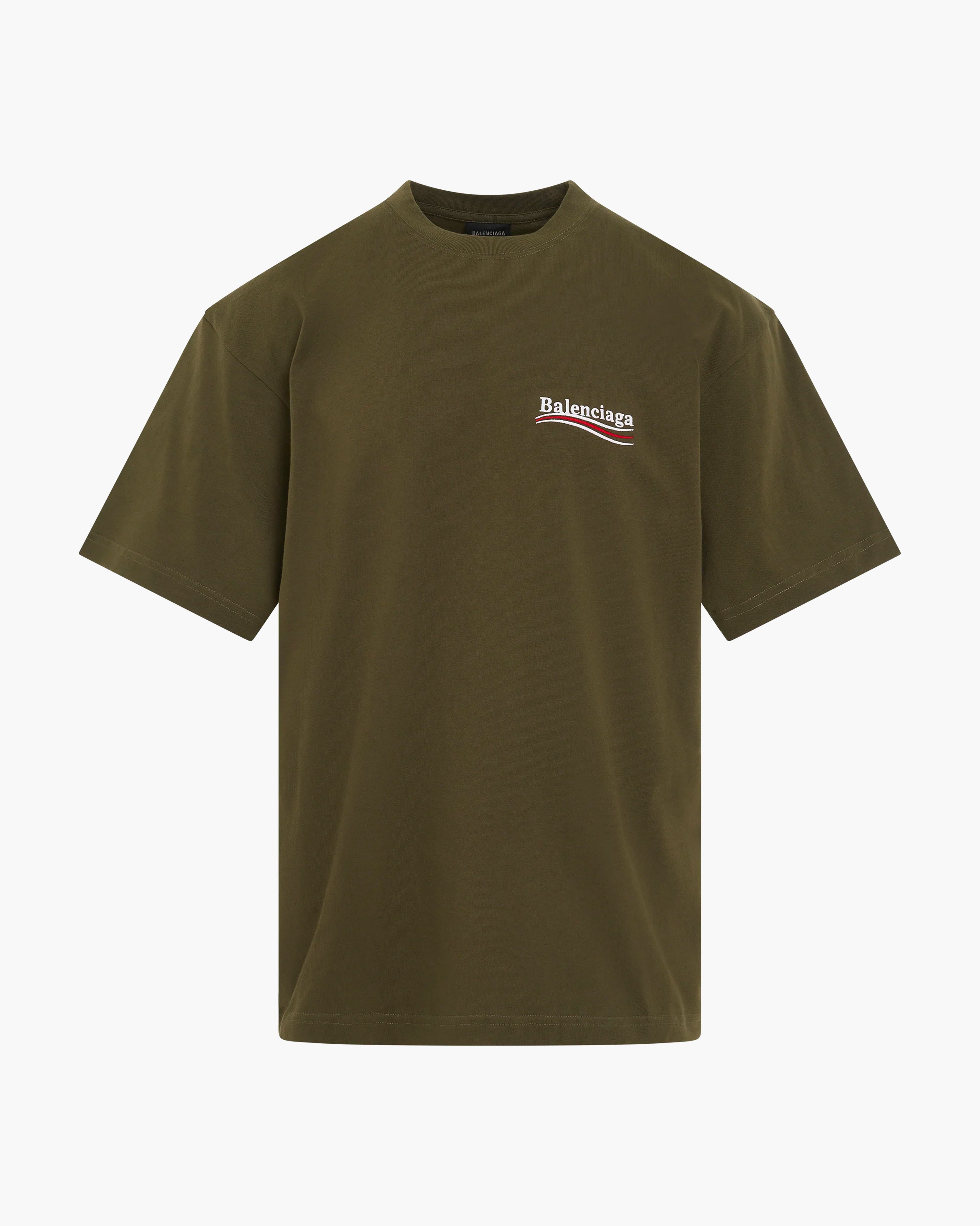 Balenciaga TEE BALENCIAGA POLITICAL GREEN