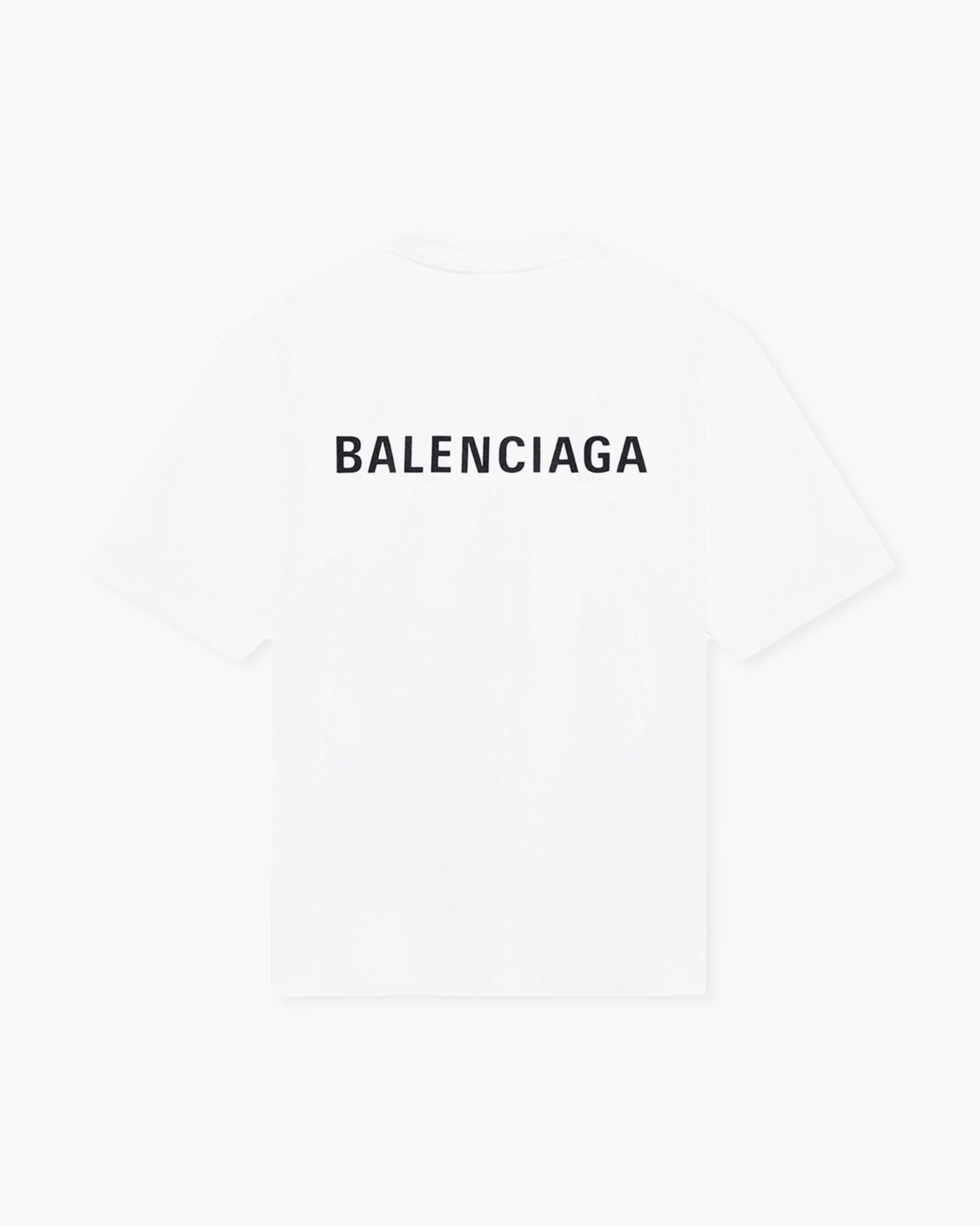 Balenciaga Back Logo White Tee