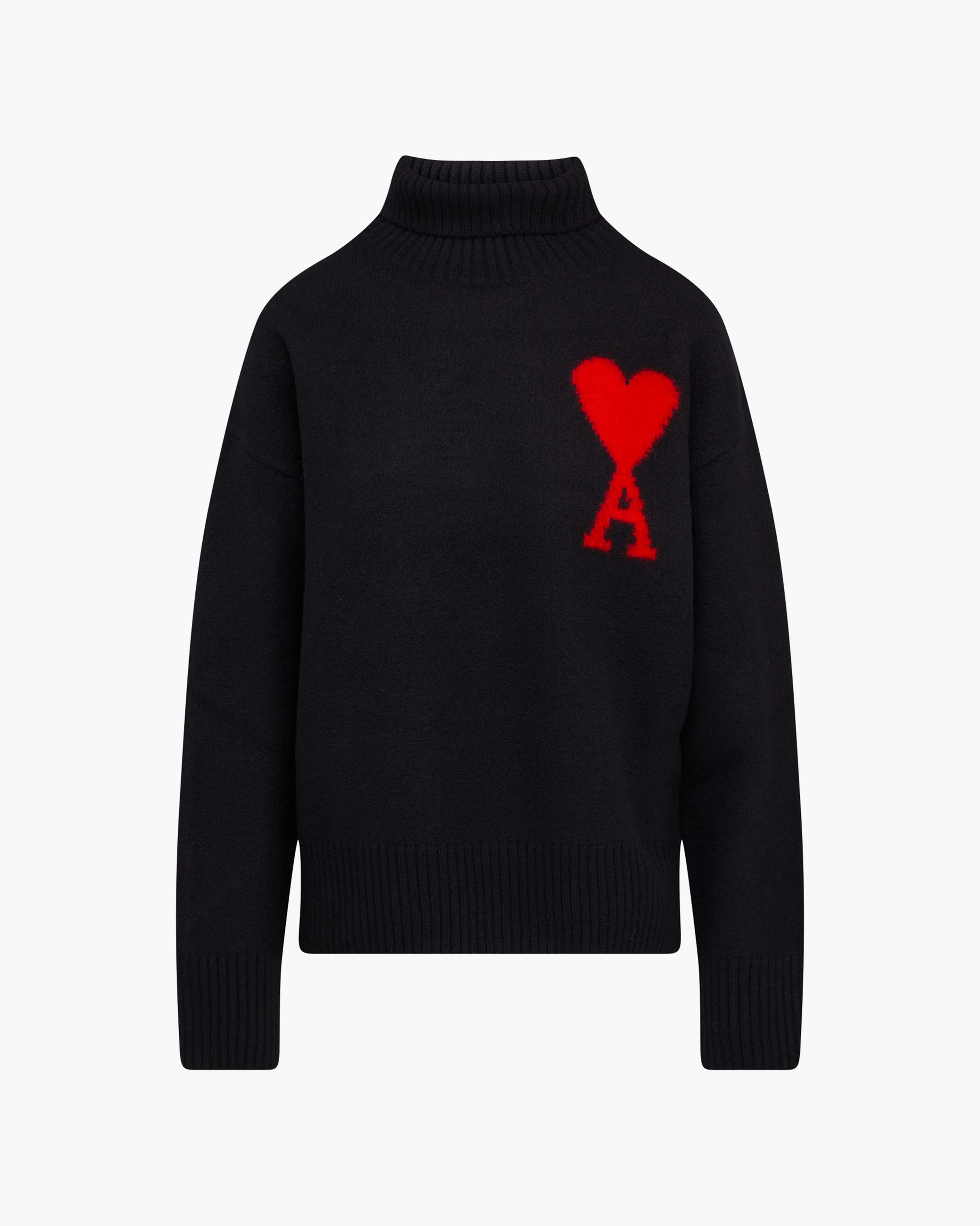 Ami Paris TurtleNeck ADC Black Red