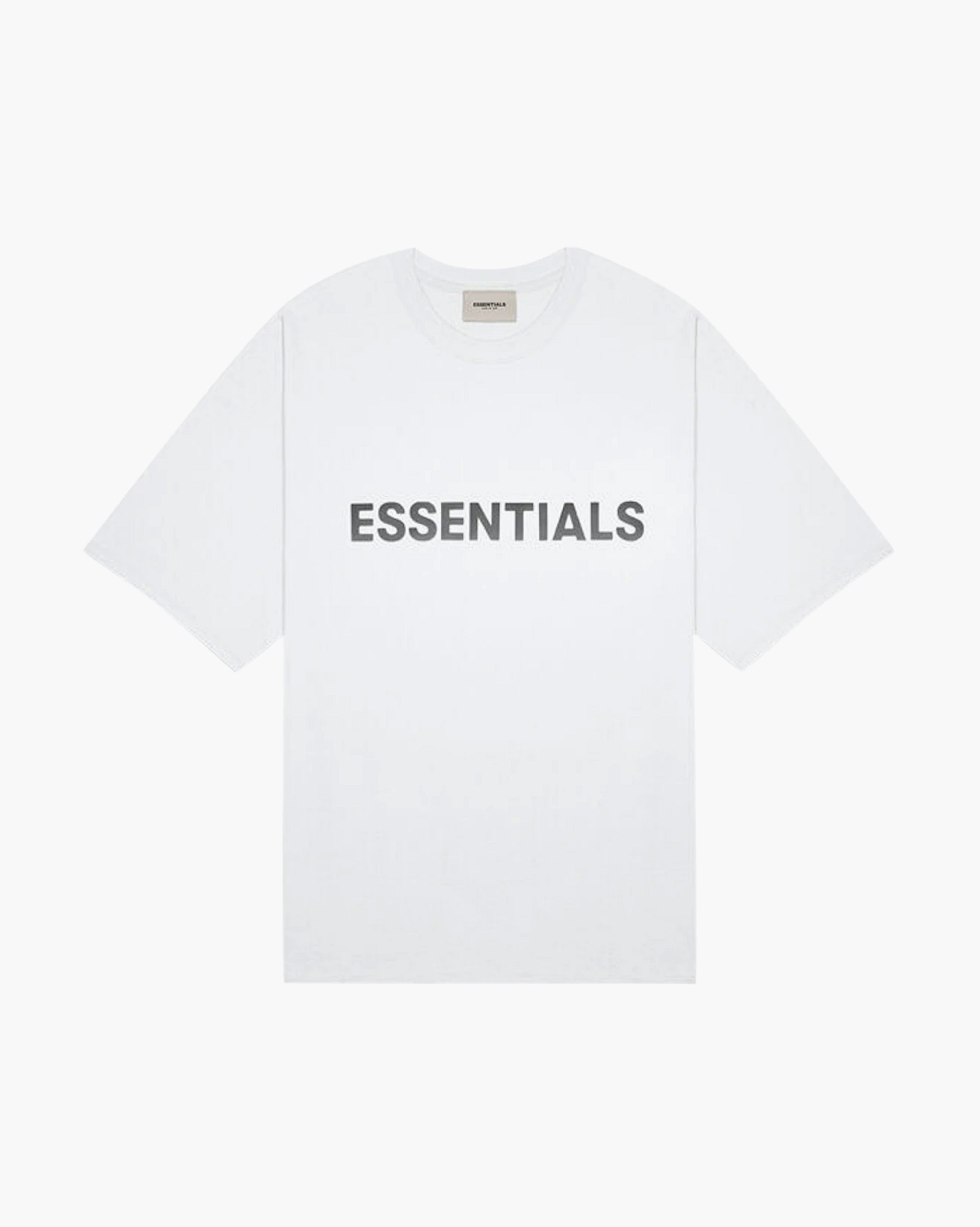 ESSENTIALS LOGO T-SHIRT WHITE