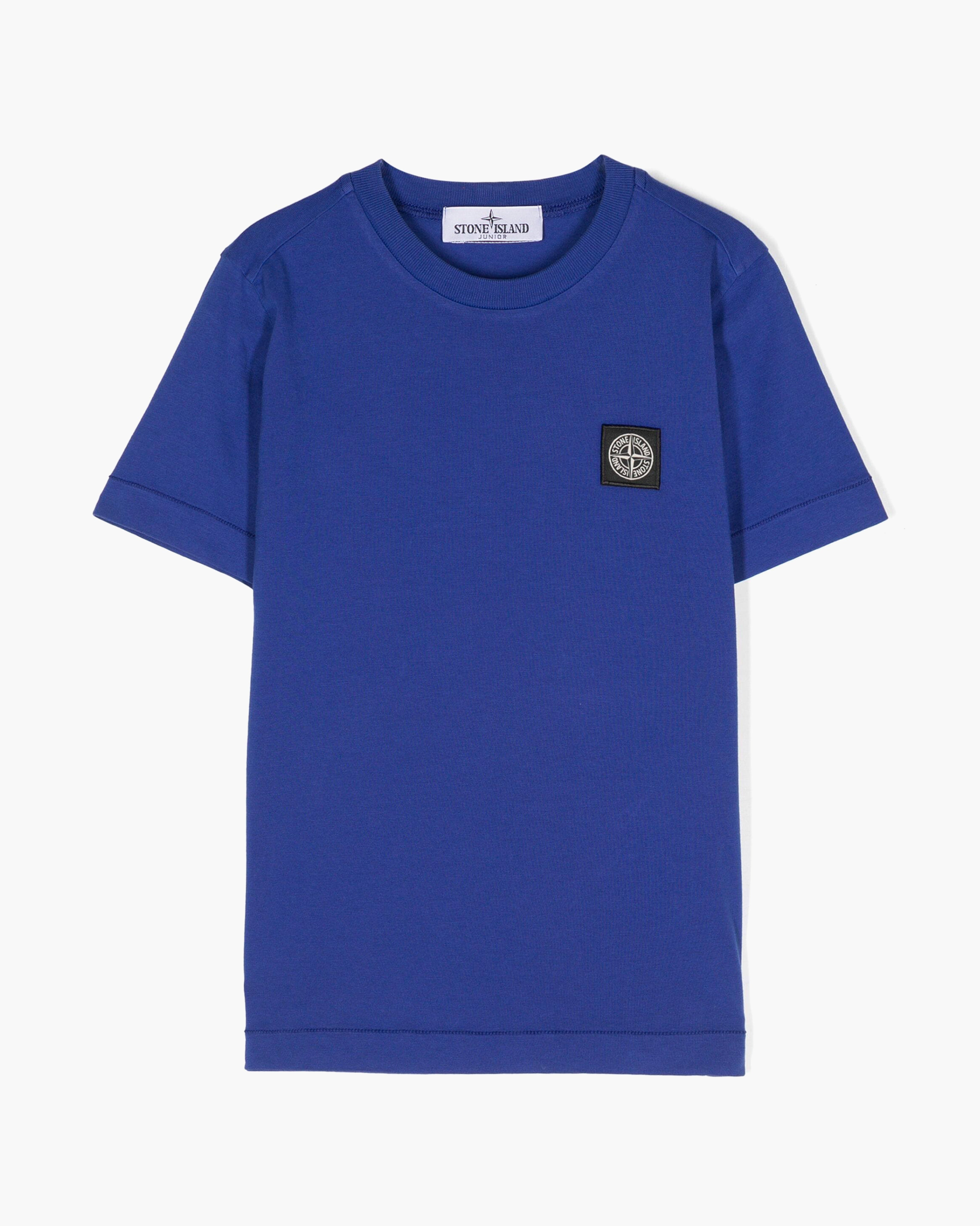 Stone Island T-Shirt patch bleu roi junior