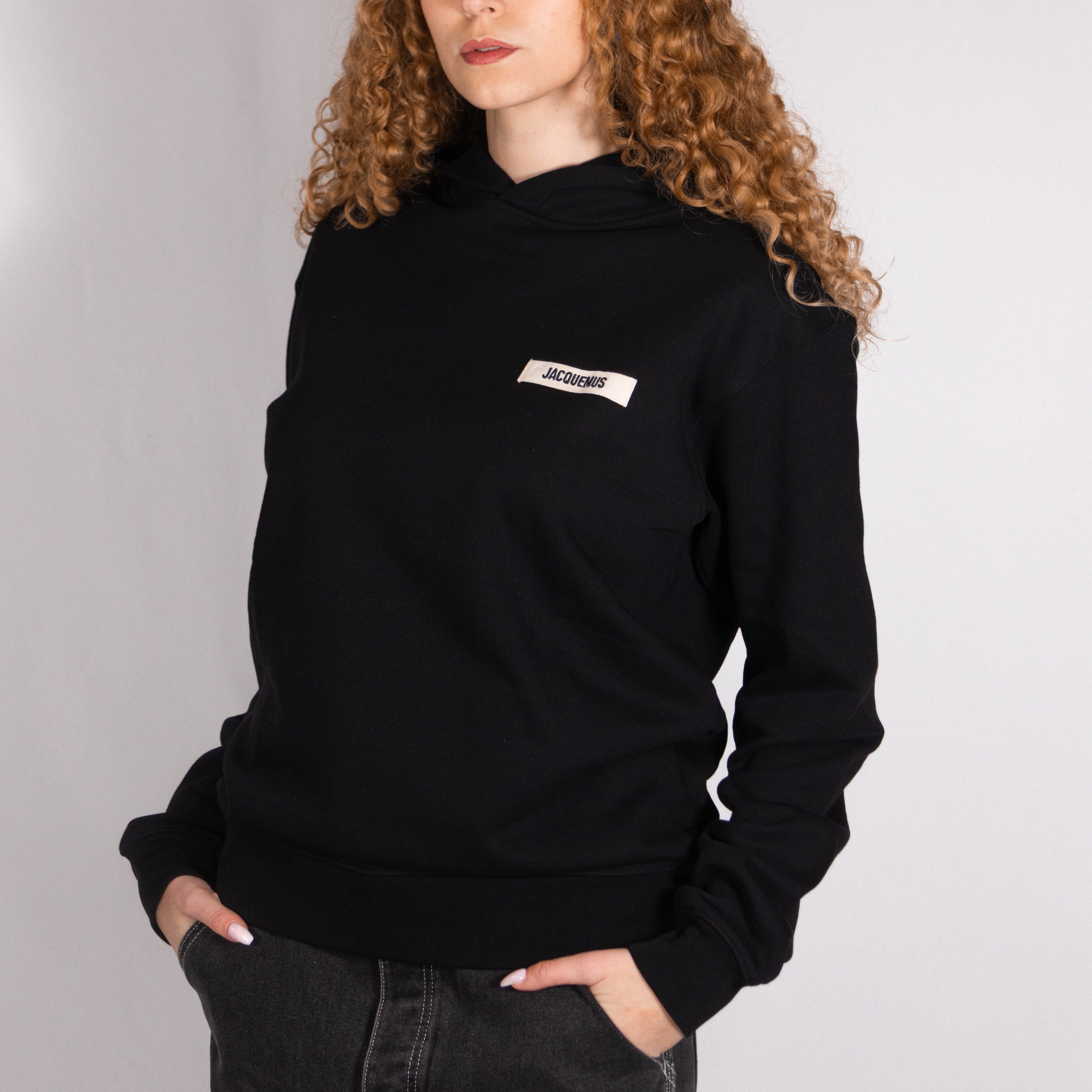 Jacquemus Black Grosgrain Hoodie