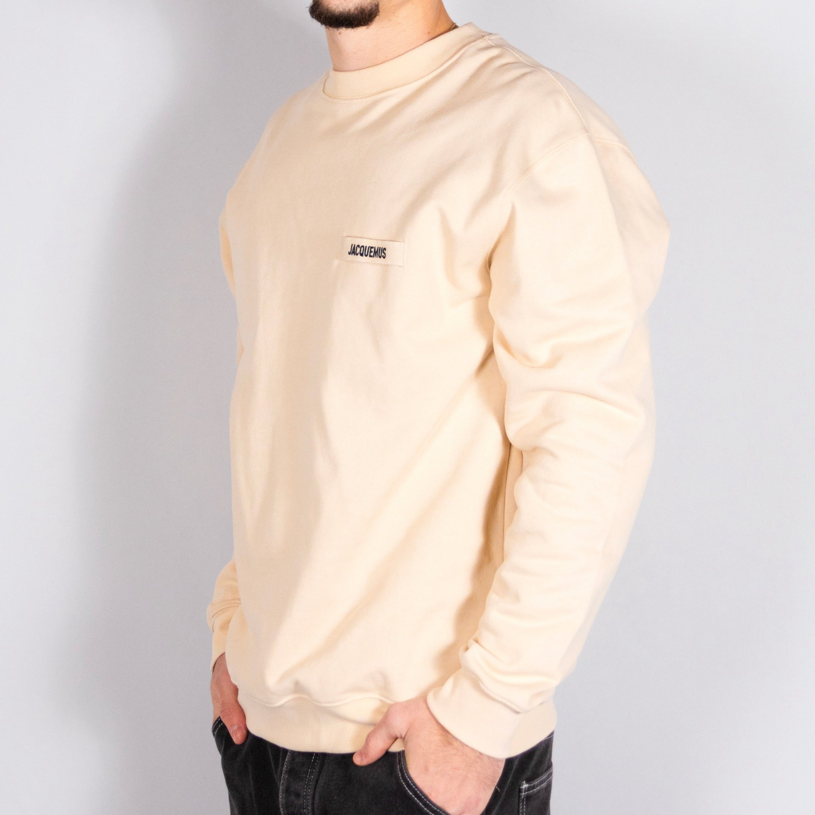 Jacquemus The Gros Grain Sweatshirt Off White