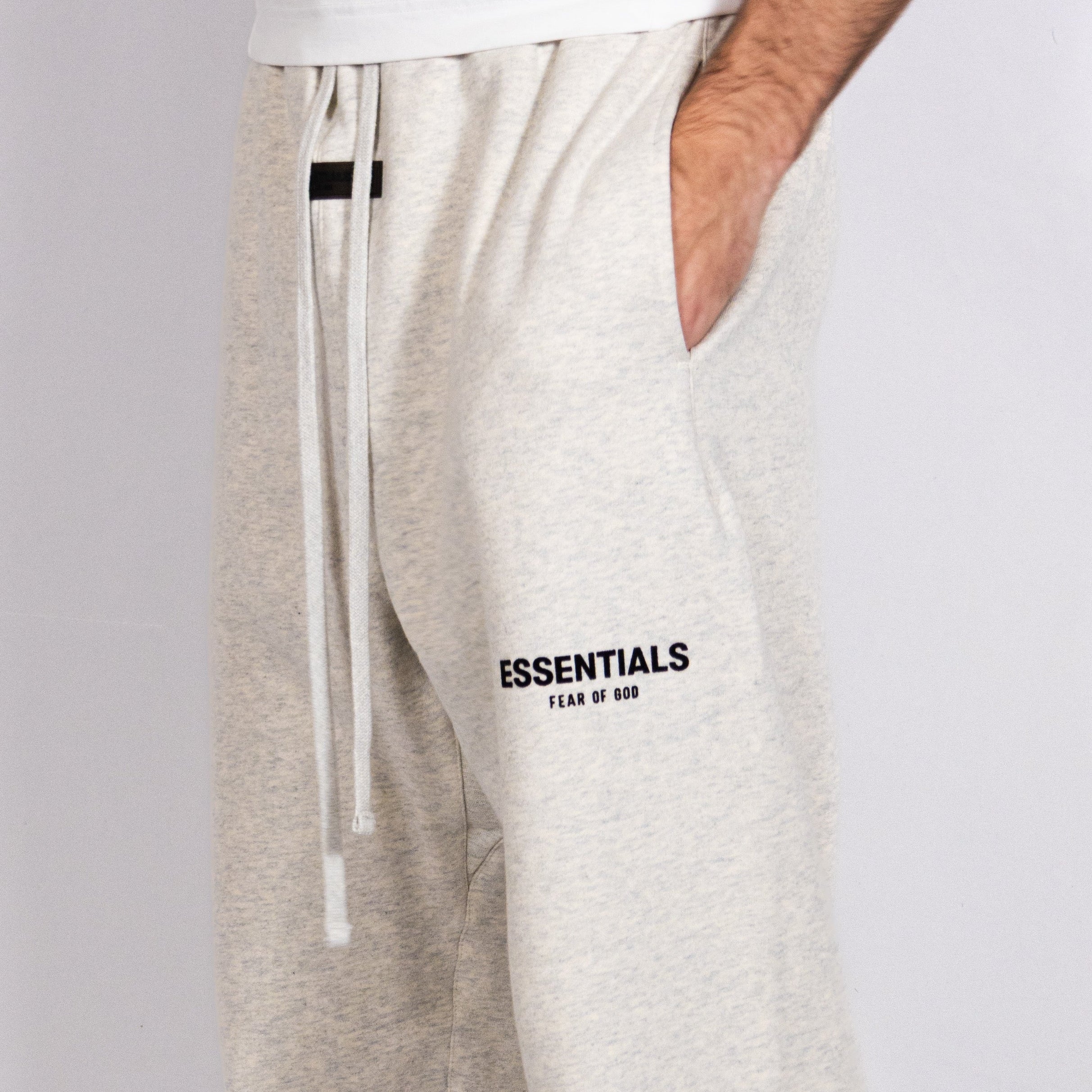 Essentials Fear Of God Pantalon de Jogging Relaxed Light Oatmeal Gris Clair