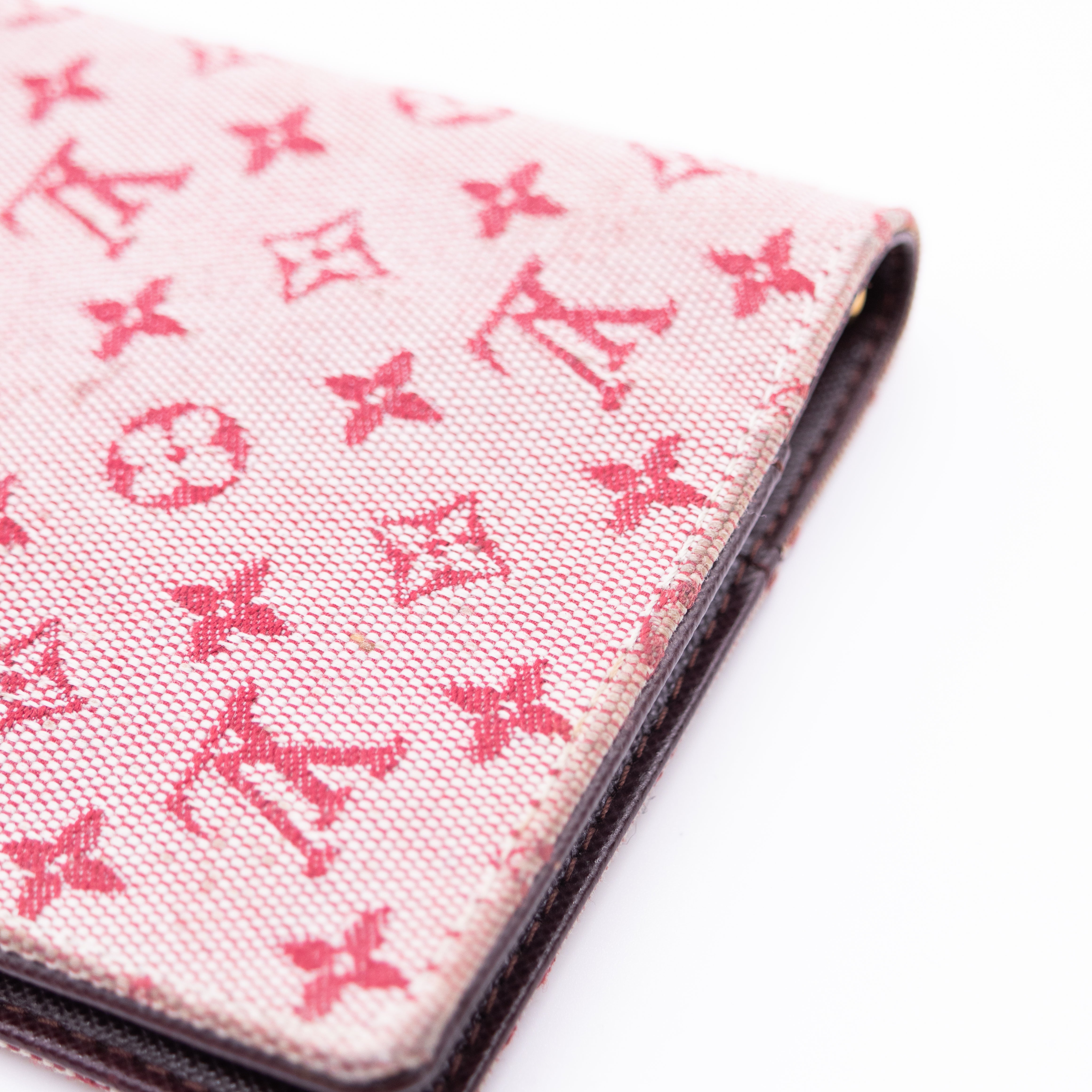 Louis Vuitton Wallet - Jacquard Canvas - Red