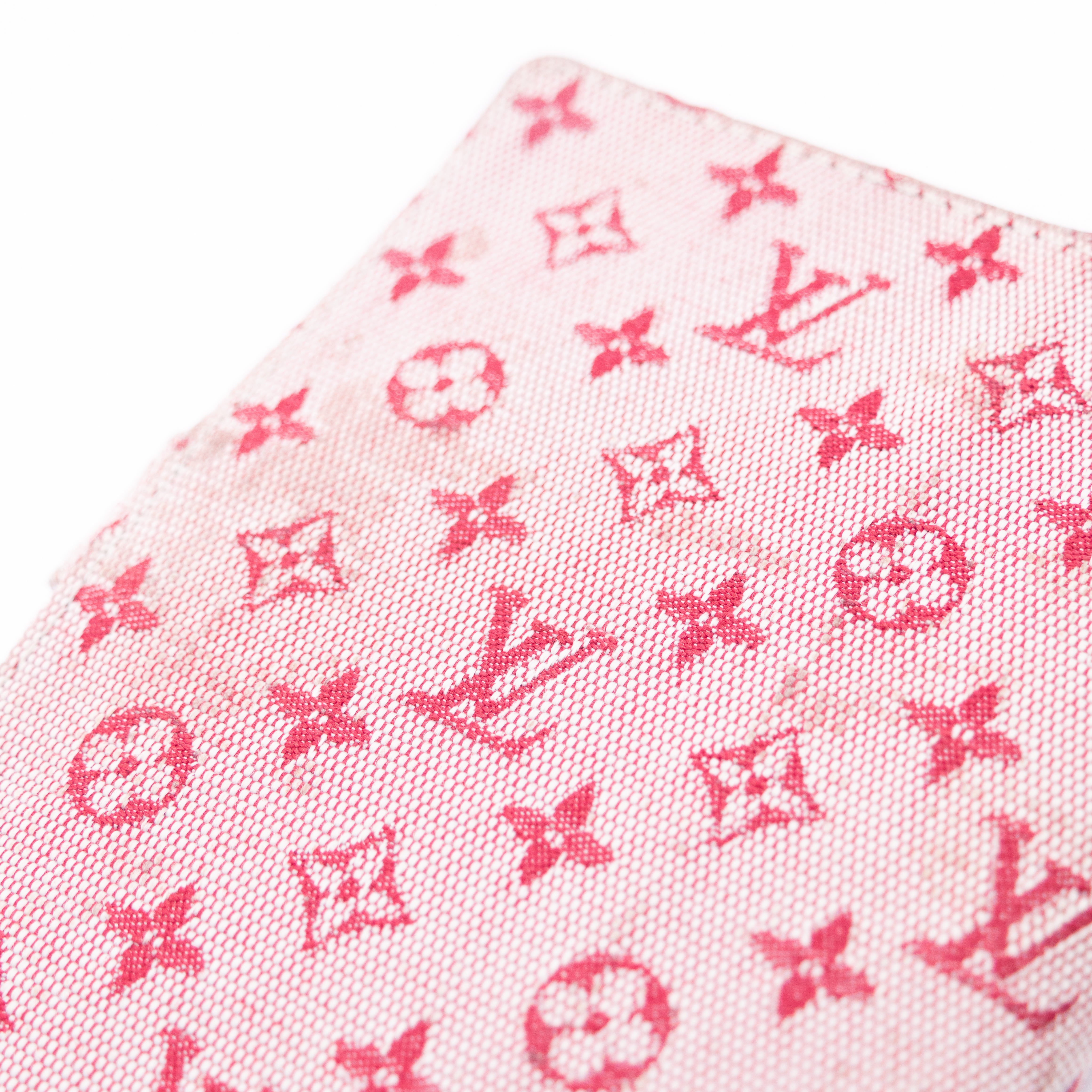 Louis Vuitton Wallet - Jacquard Canvas - Red