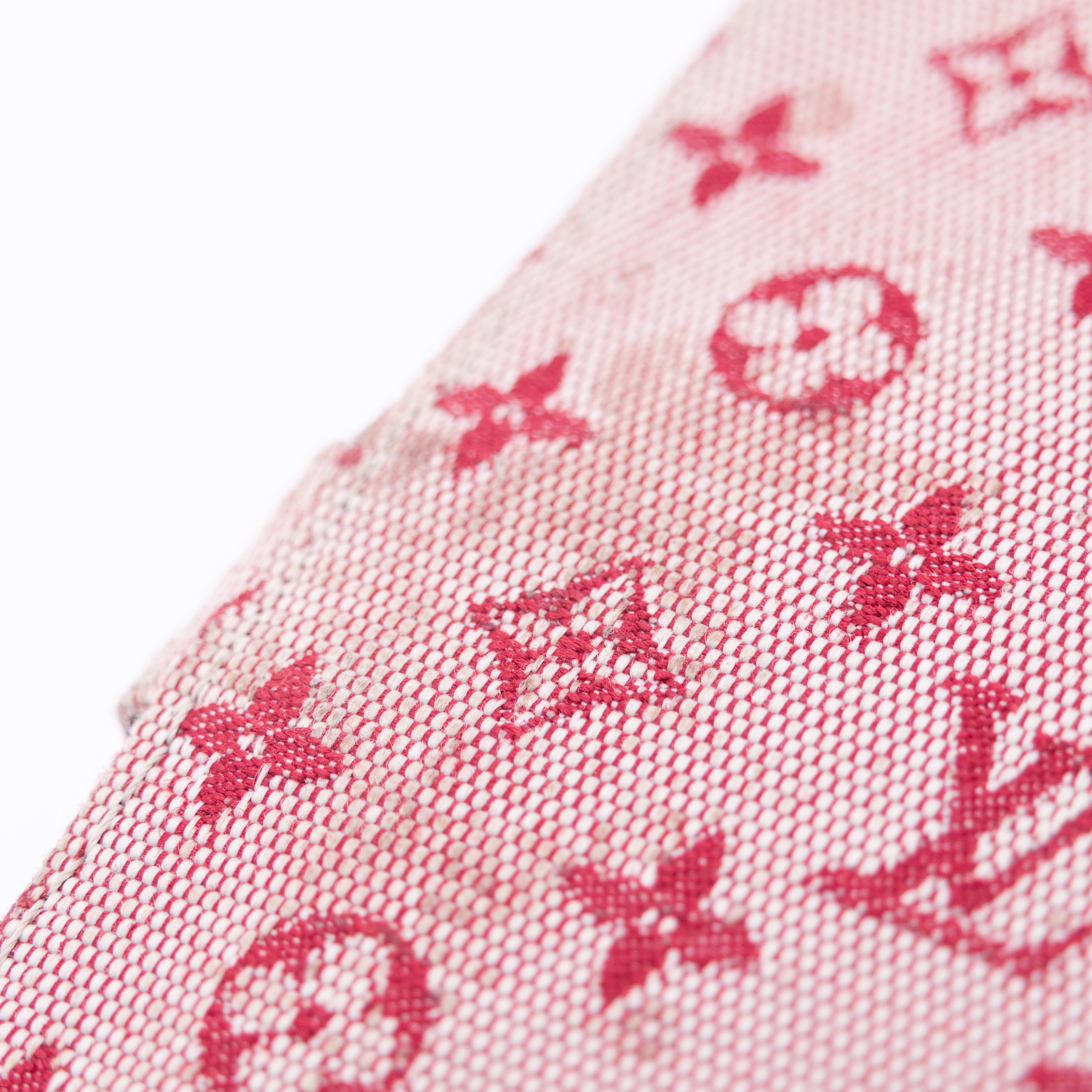 Louis Vuitton Wallet - Jacquard Canvas - Red