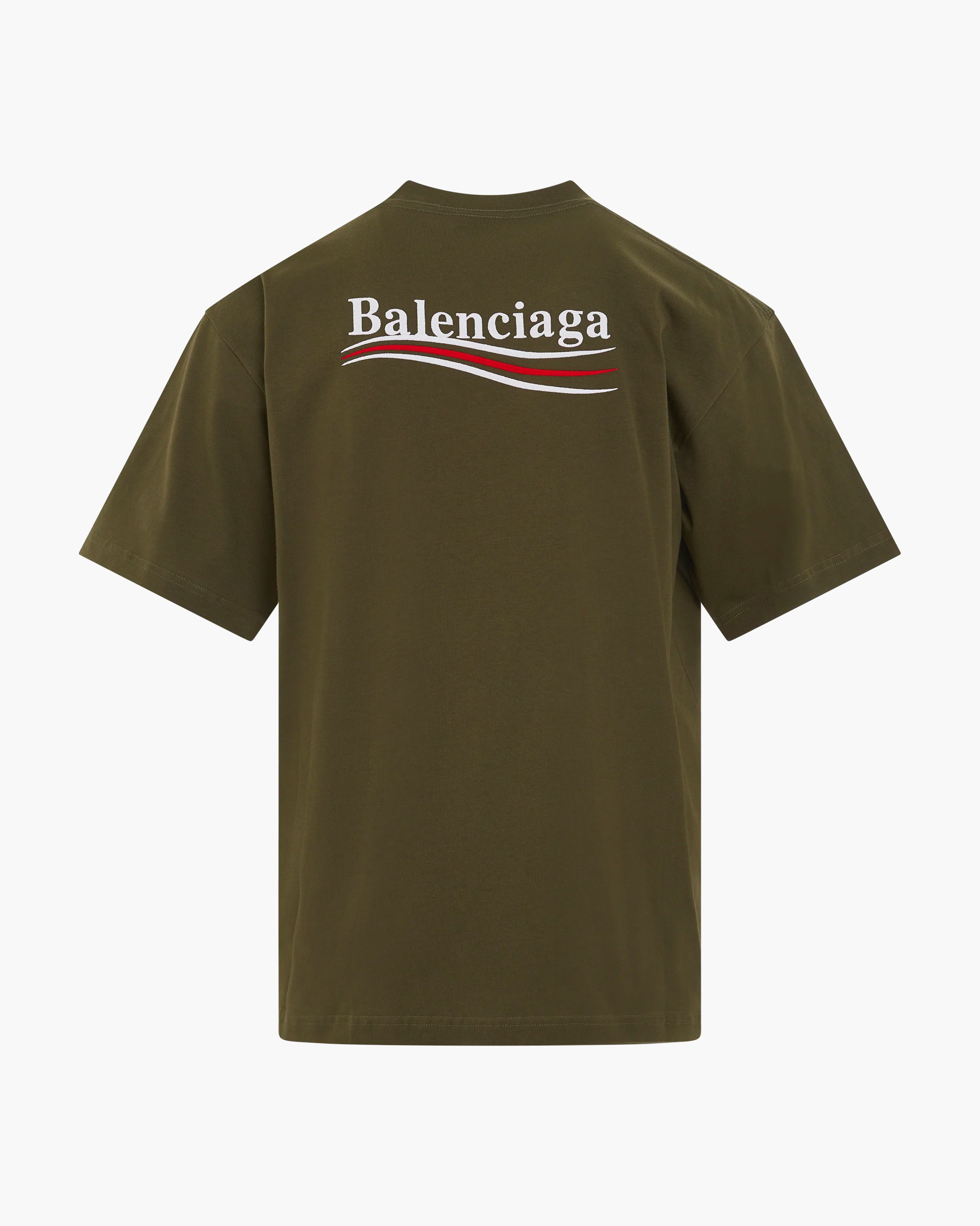 Balenciaga TEE BALENCIAGA POLITICAL GREEN