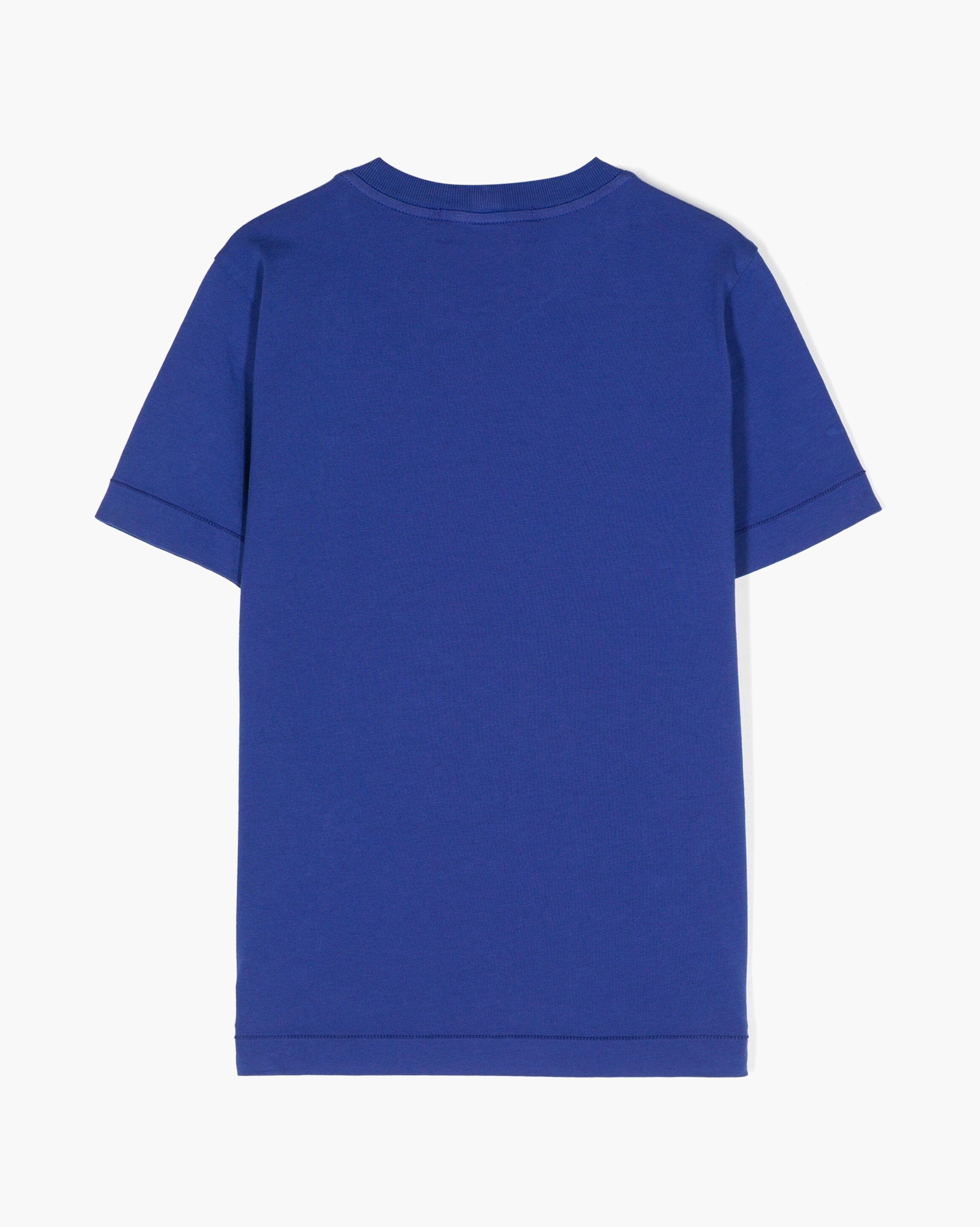 Stone Island T-Shirt patch bleu roi junior