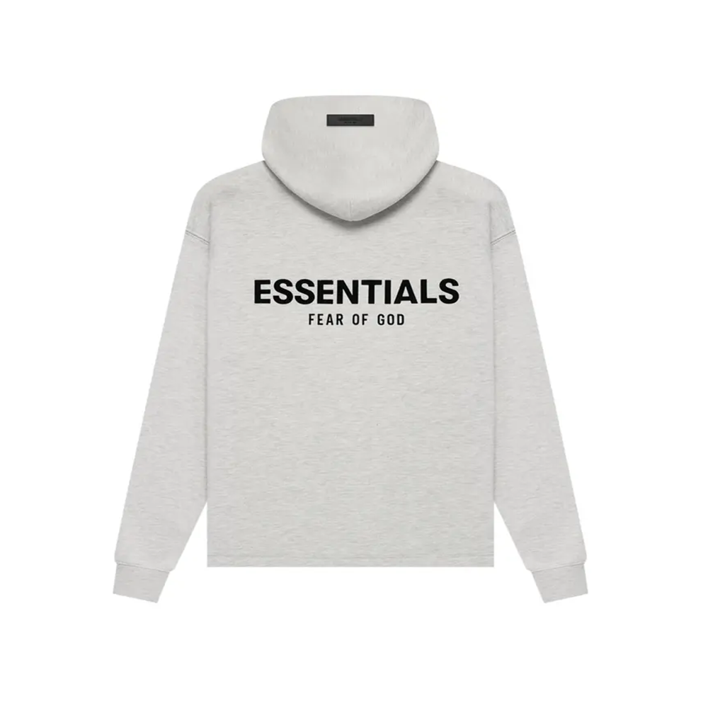 Essentials Fear Of God Hoodie Relaxed Light Oatmeal Gris Clair