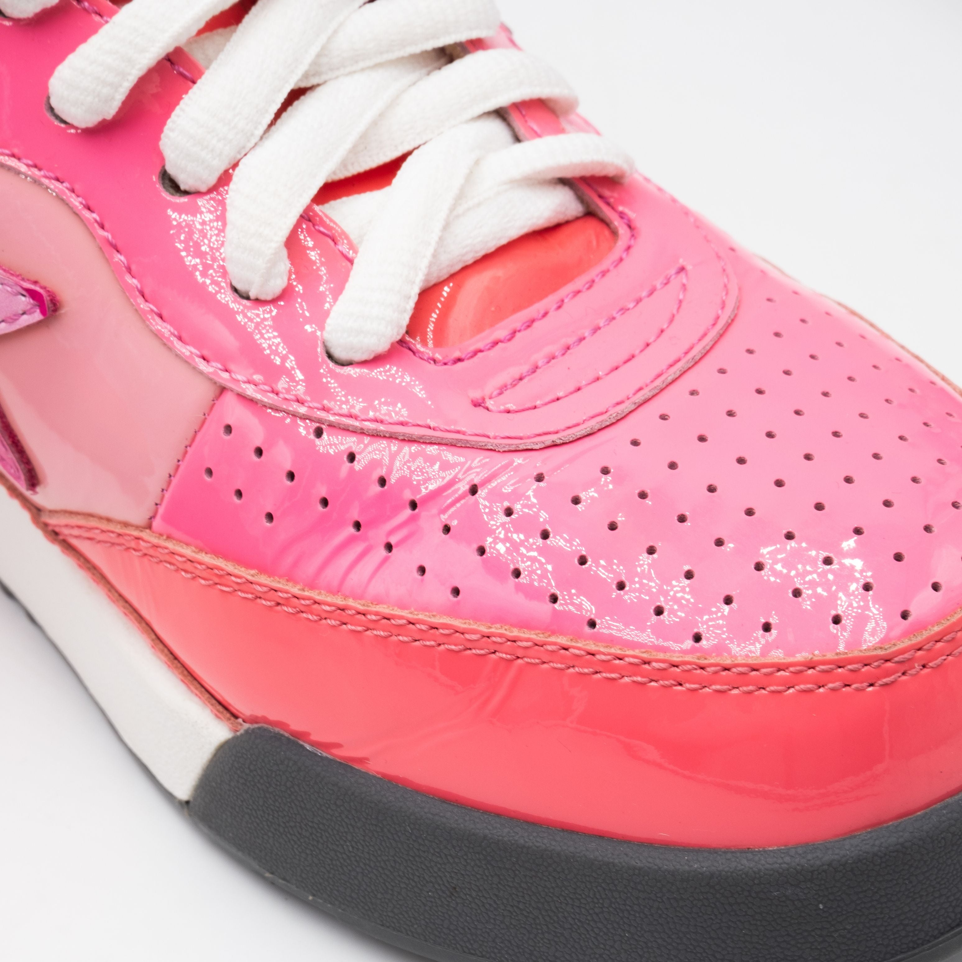 A Bathing Ape Bape Road Sta Patent Leather Pink