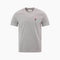 Ami Paris T-Shirt Ami de Coeur Rouge Gris