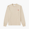Ami Paris Long Sleeve T-Shirt with Red and Beige Heart