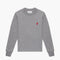 Ami Paris Long Sleeve T-Shirt with Red and Grey Heart