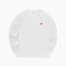 Ami Paris T-shirt manches longues Ami de Coeur Rouge Blanc
