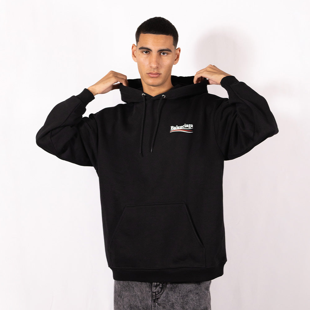 Balenciaga Hoodie Political Campaign Black