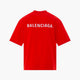 Balenciaga T-Shirt Back Logo Rouge
