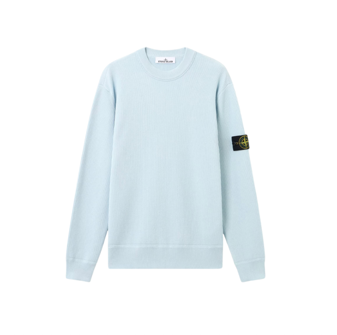 Stone Island Pull Crewneck Bleu Ciel
