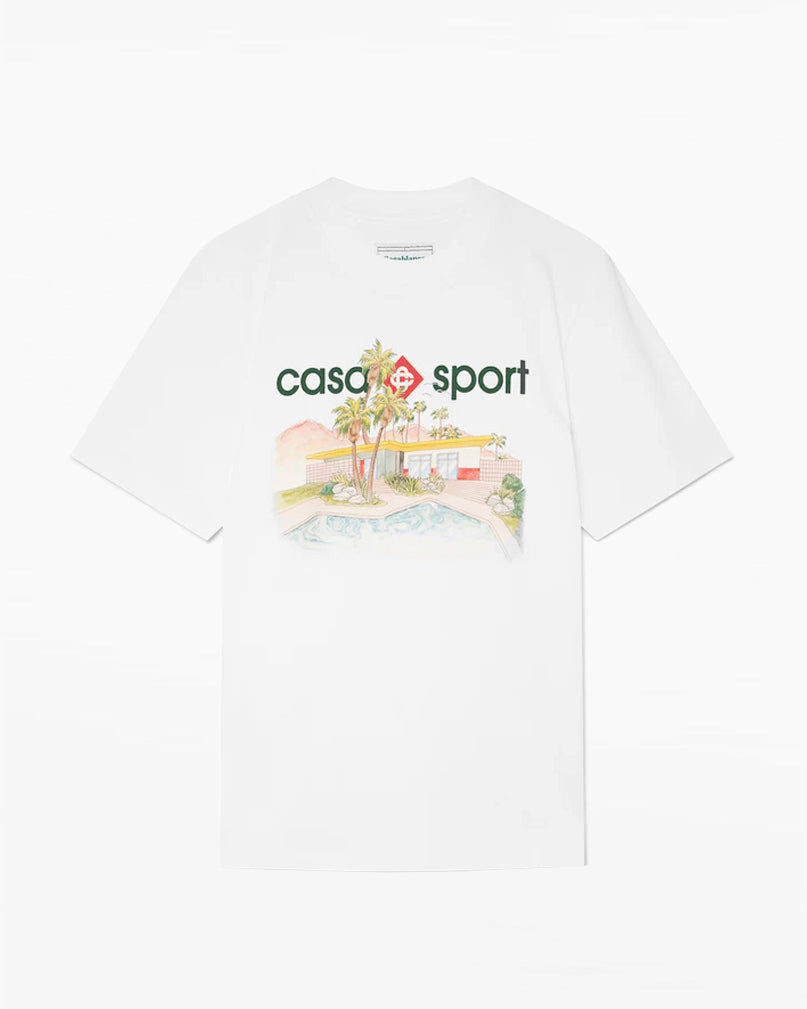 T-Shirt - Poolside - White