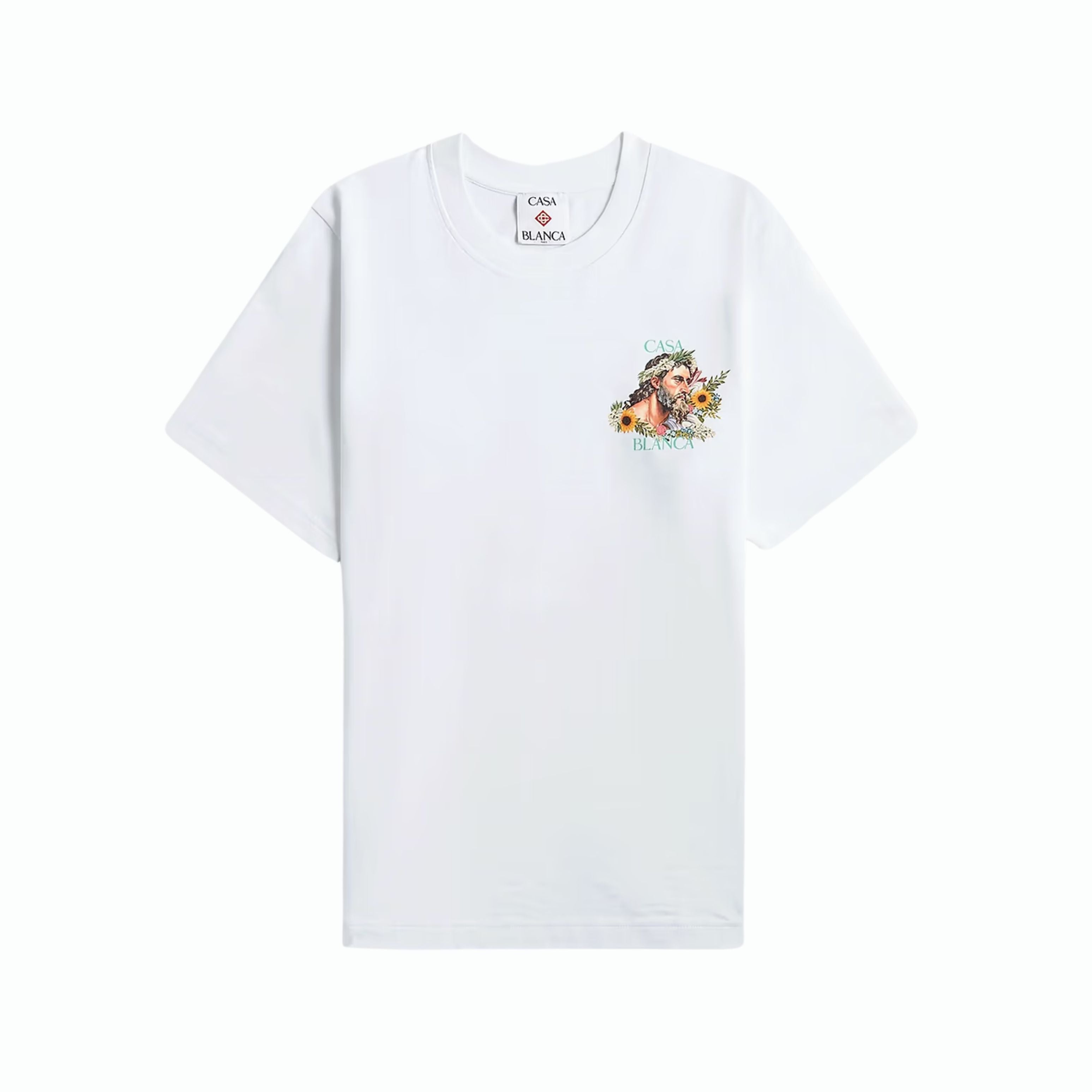 Casablanca T-shirt Célébration du Sport Blanc