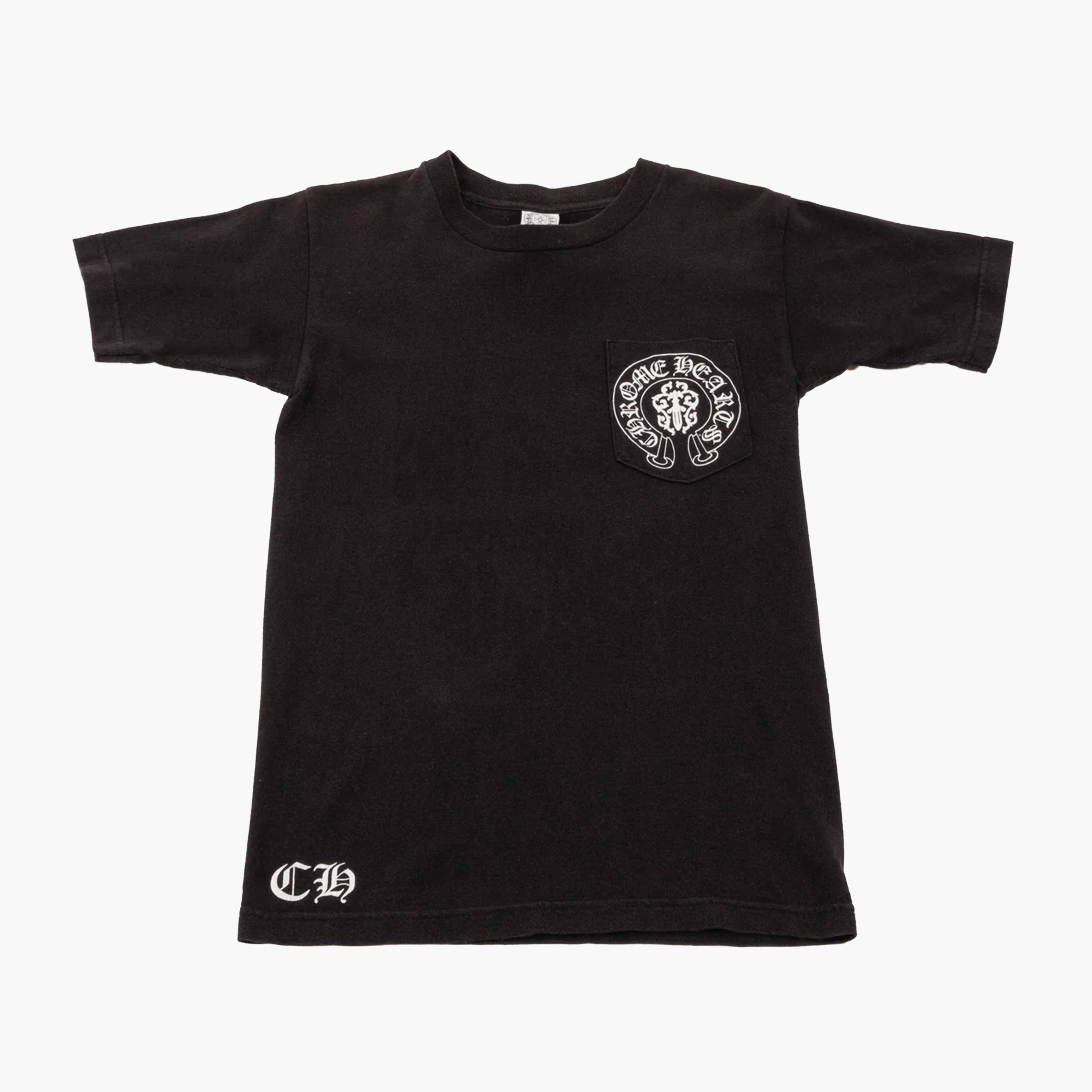 Chrome Hearts Vintage T-shirt Noir American Flag Dagger Chrome Hearts