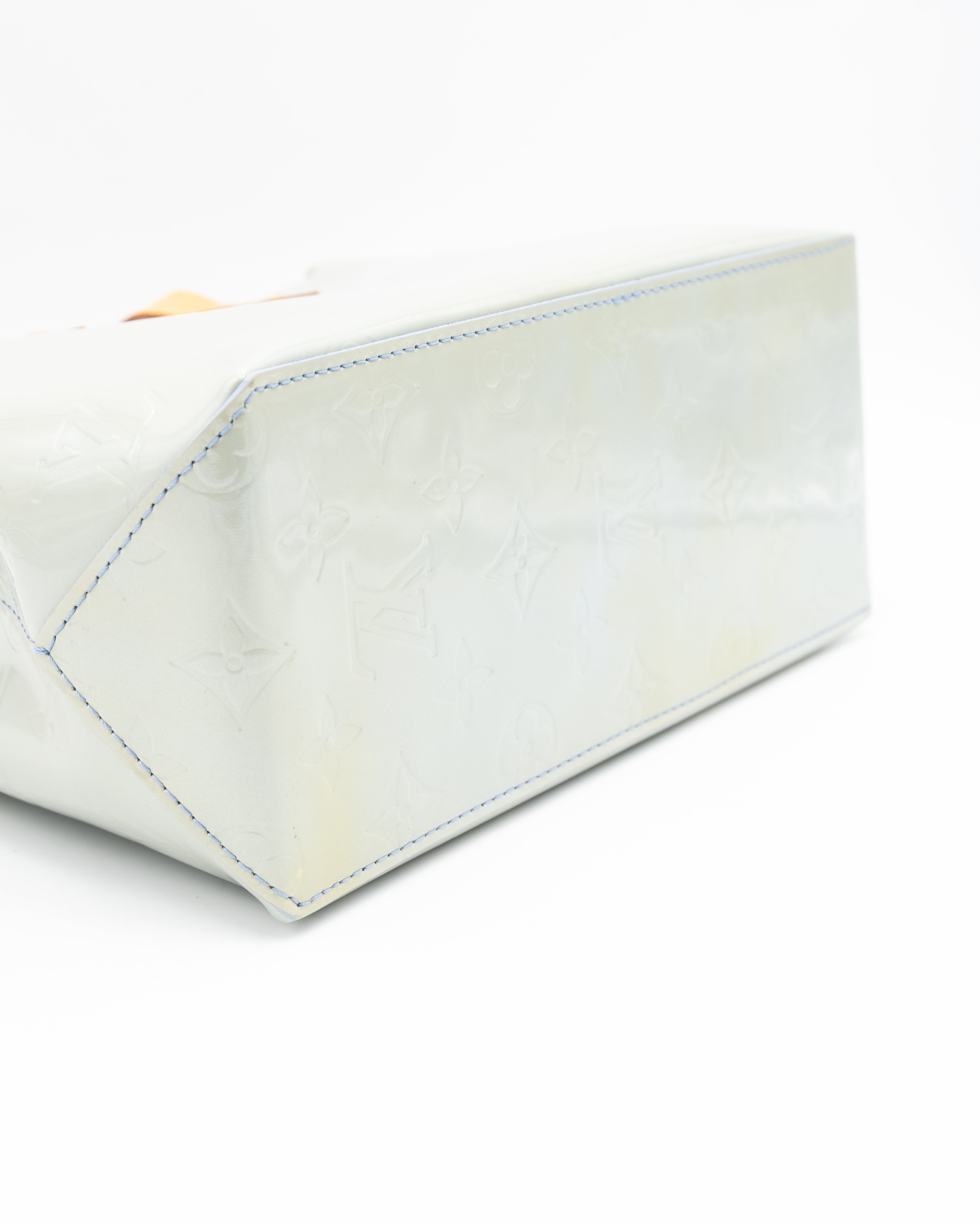 Louis Vuitton Sac à main Vernis Reade PM Vert d'eau