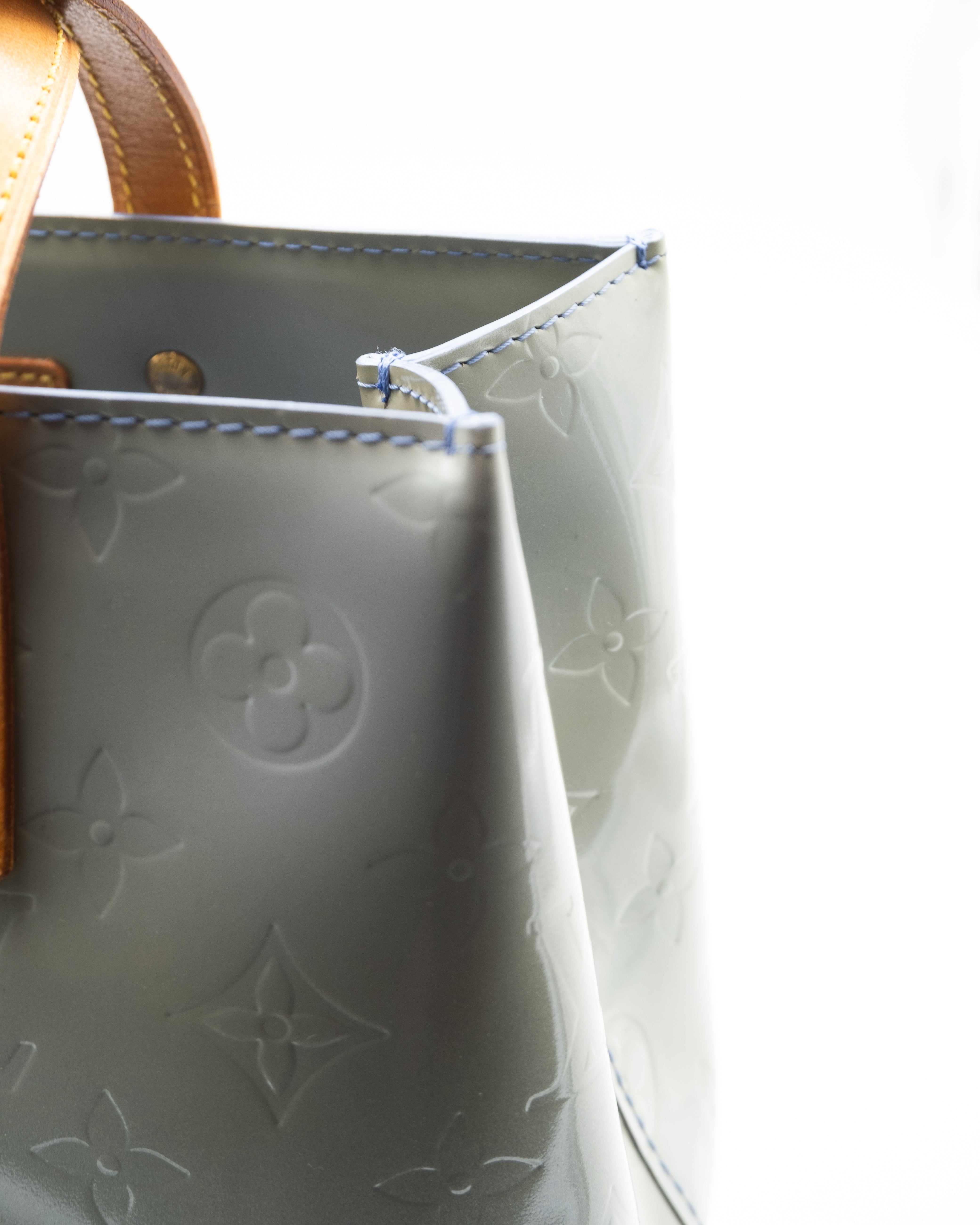 Louis Vuitton Sac à main Vernis Reade PM Vert d'eau