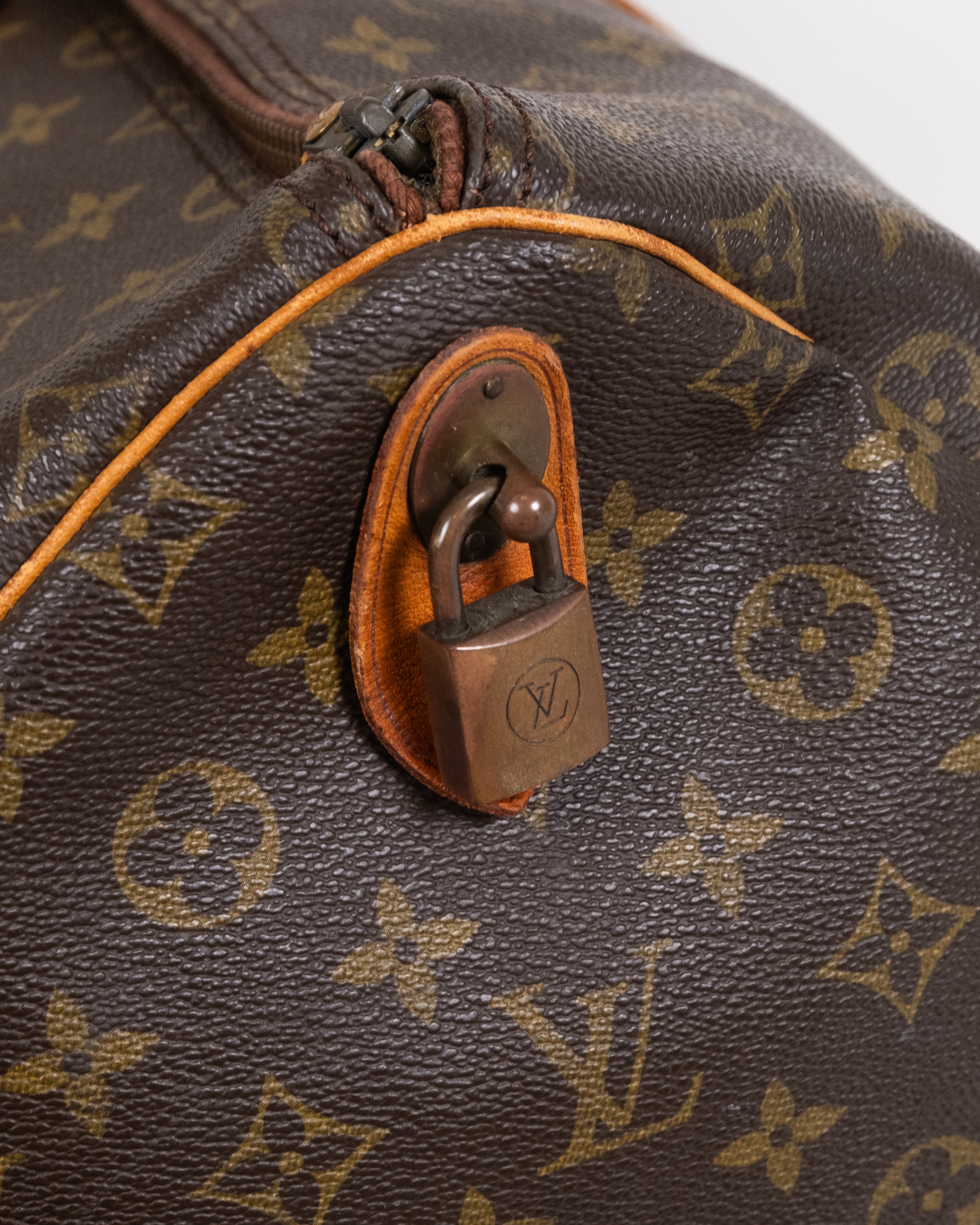 Louis Vuitton Sac de voyage Keepall 55 Monogram Marron