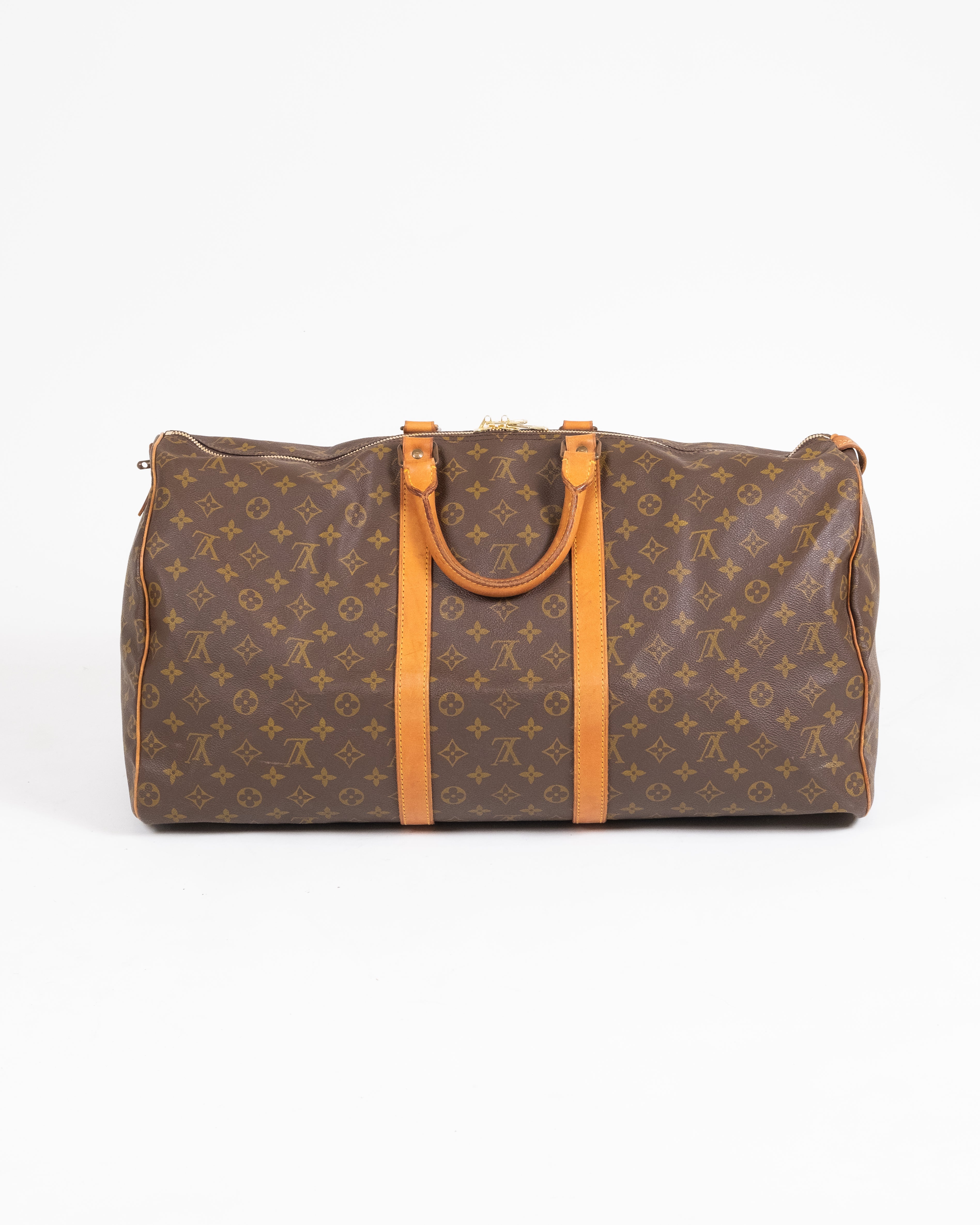 Louis Vuitton Sac de voyage Keepall 55 Monogram Marron