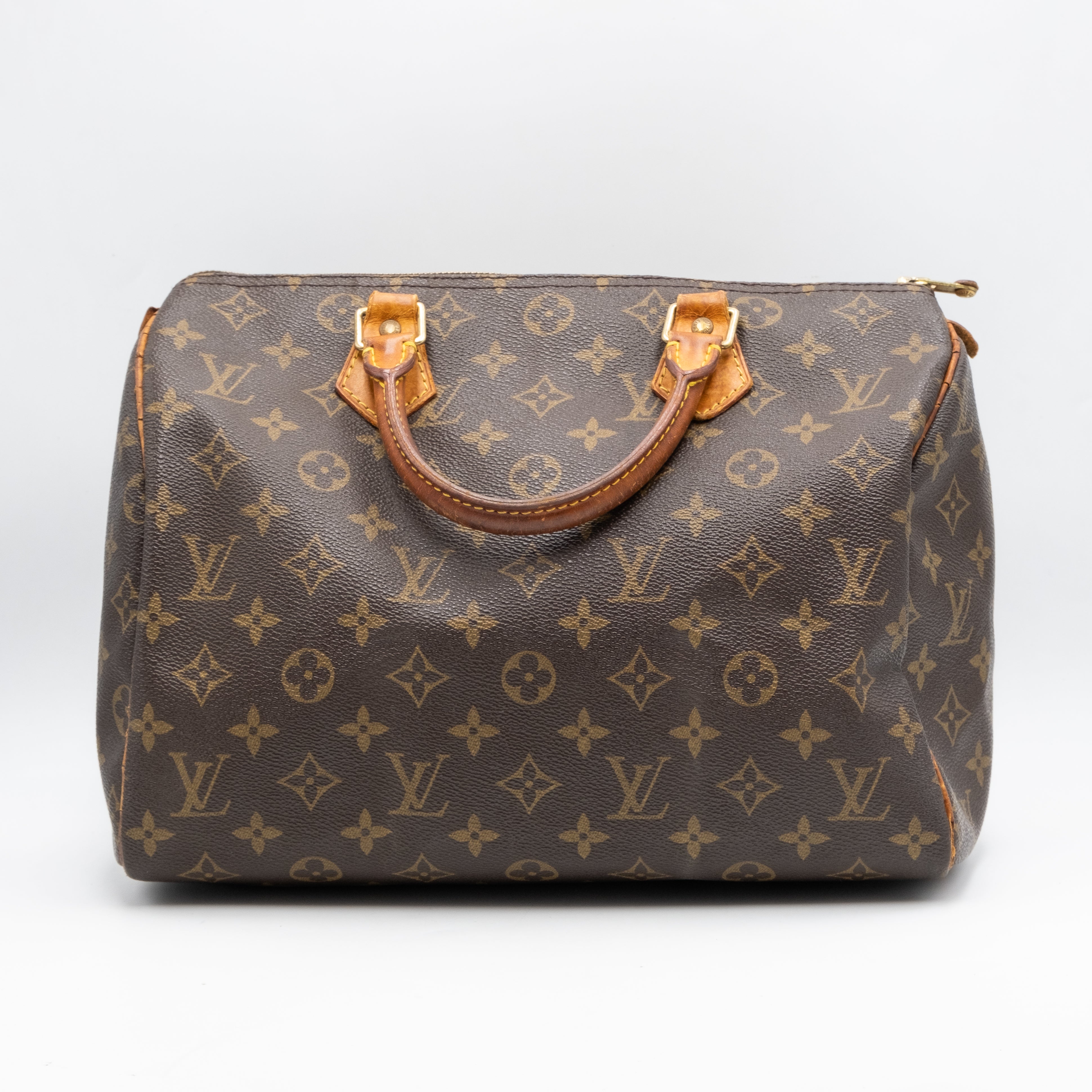 Louis Vuitton Sac à main Speedy 30 Vintage Monogram Marron