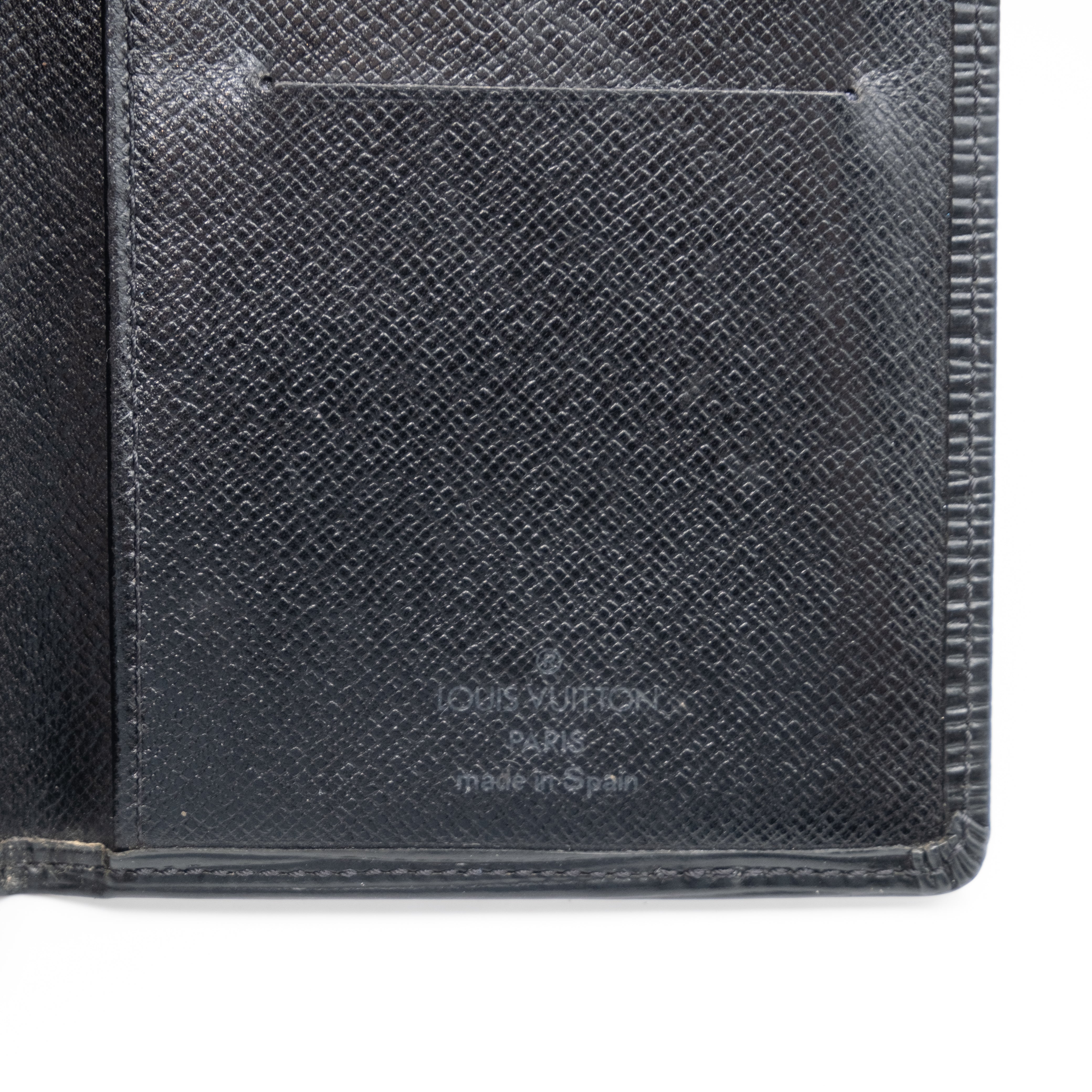 Louis Vuitton Portefeuille Long Epi Noir