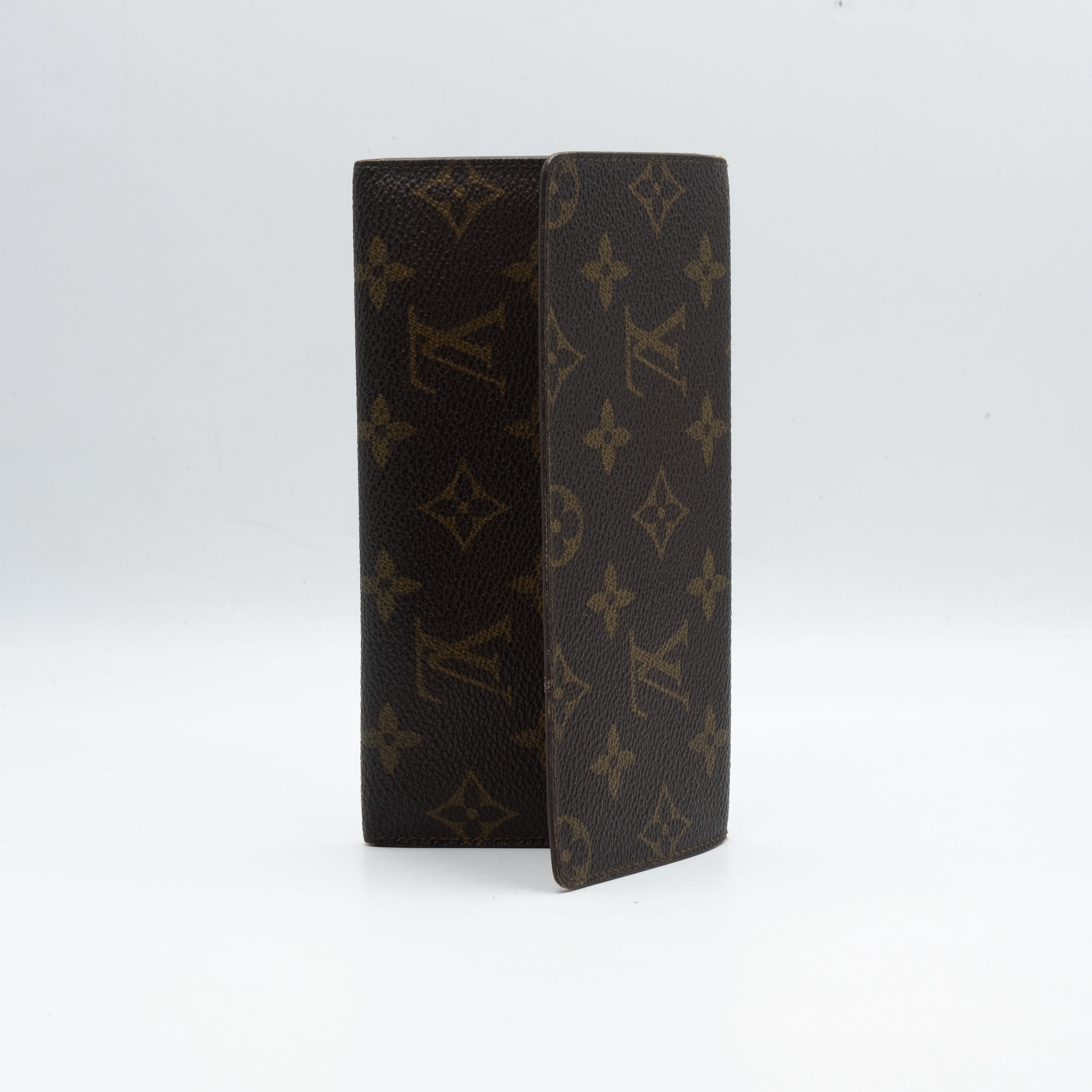 Louis Vuitton Portefeuille Long Monogram Marron