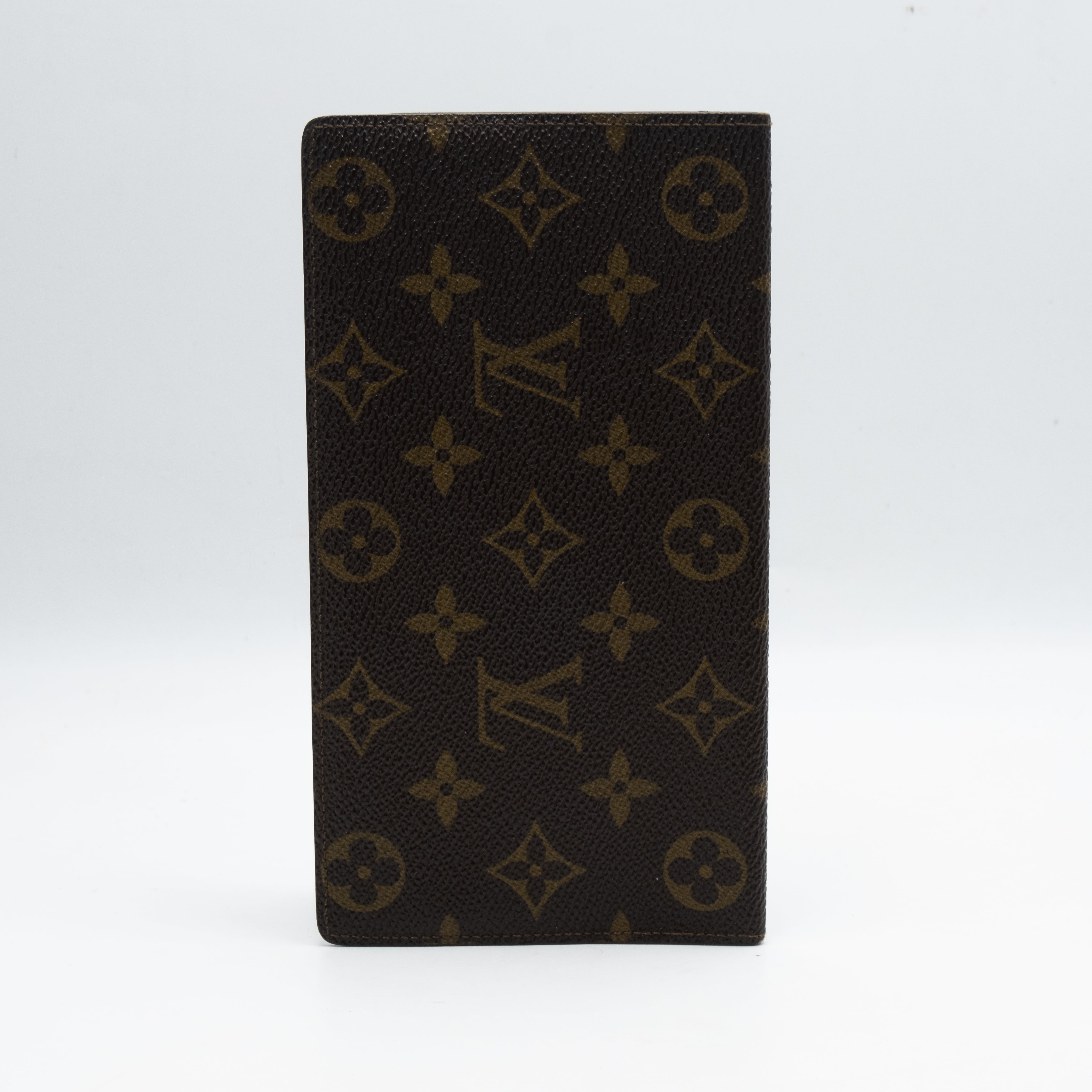 Louis Vuitton Portefeuille Chéquier Monogram Marron