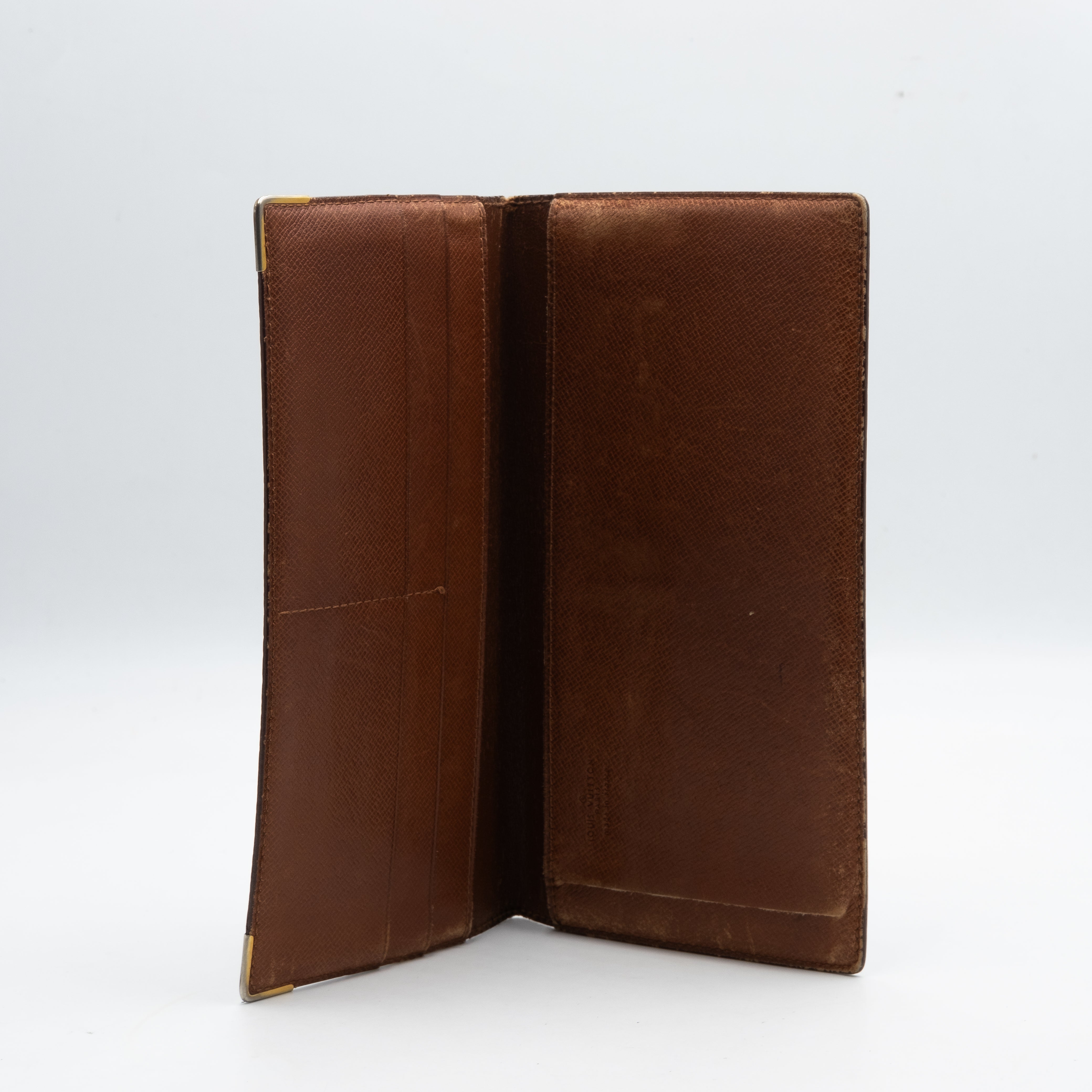 Louis Vuitton Portefeuille Chéquier Monogram Marron