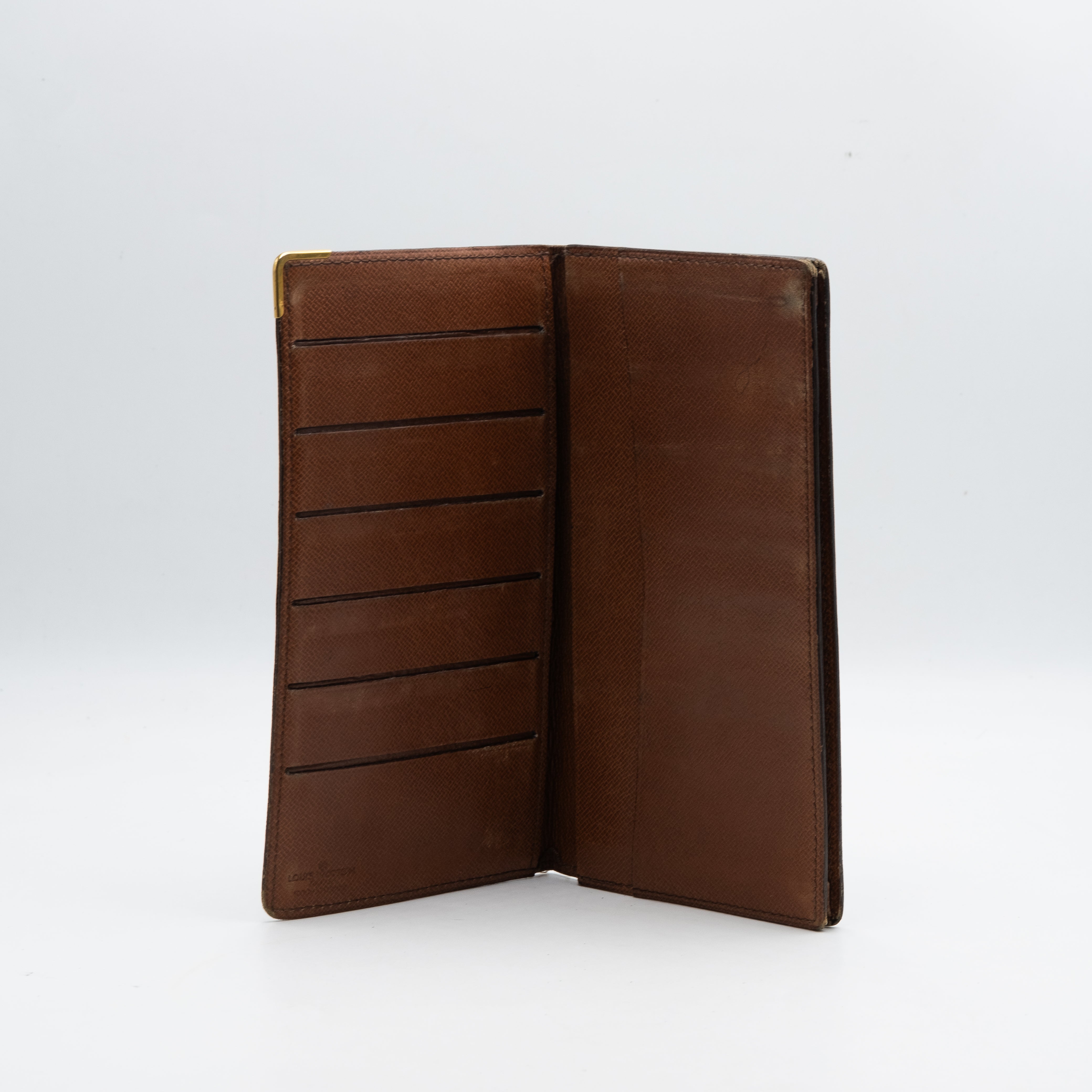 Louis Vuitton Portefeuille Chéquier Monogram Marron