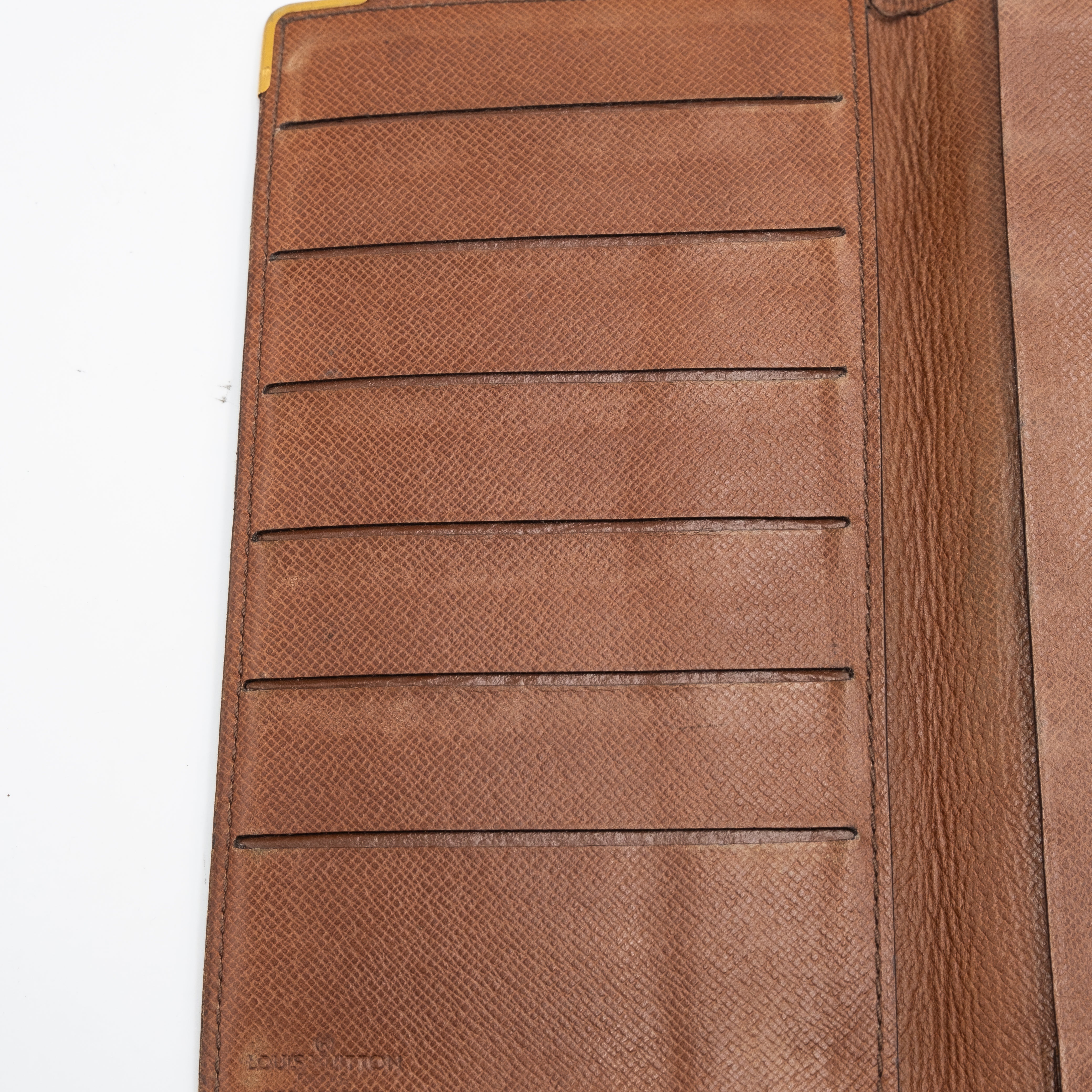 Louis Vuitton Portefeuille Chéquier Monogram Marron