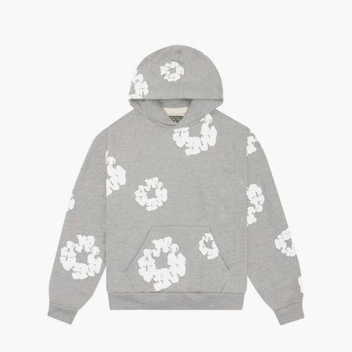 Denim Tears Hoodie The Cotton Wreath Gris