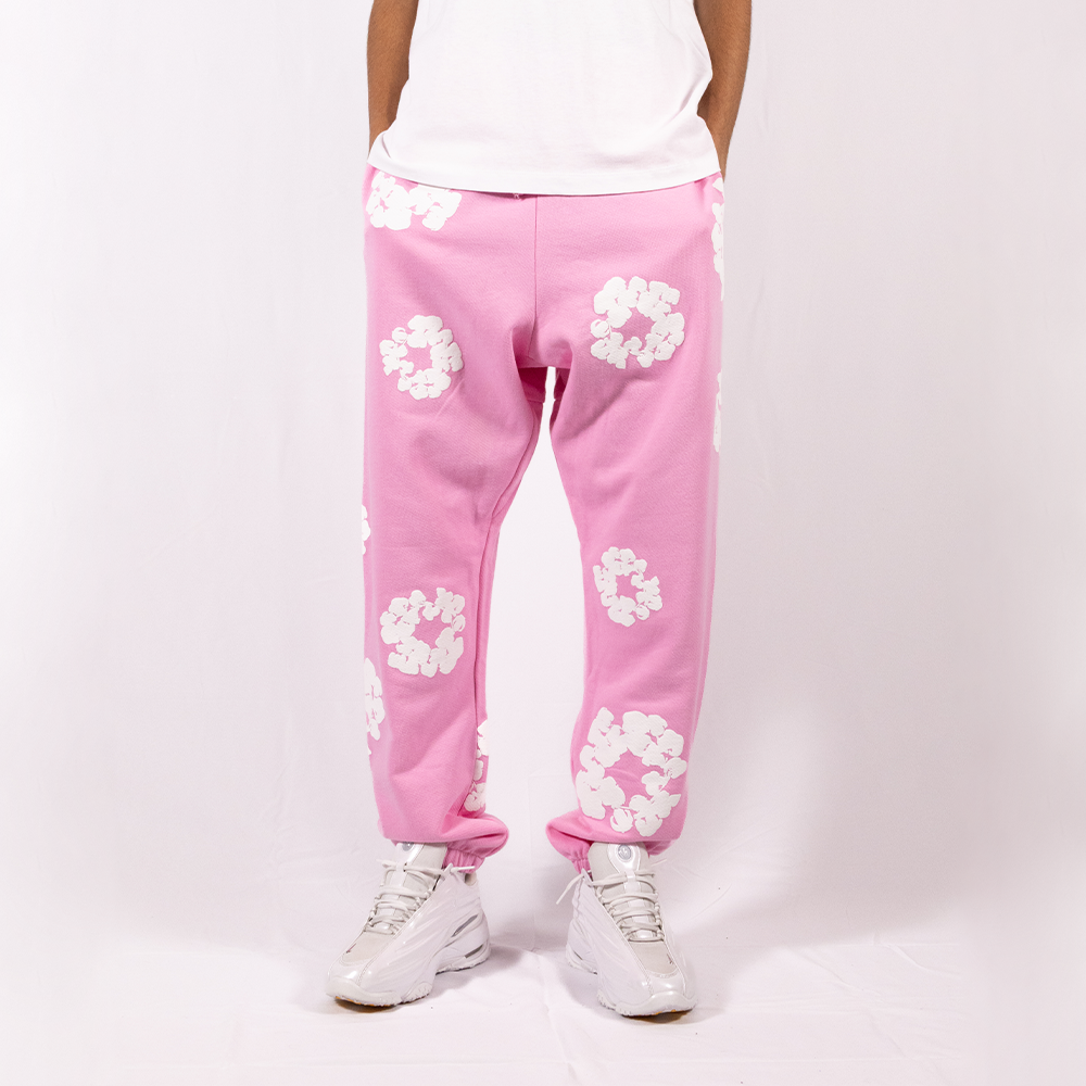 Denim Tears The Cotton Wreath Pink Jogger Pants