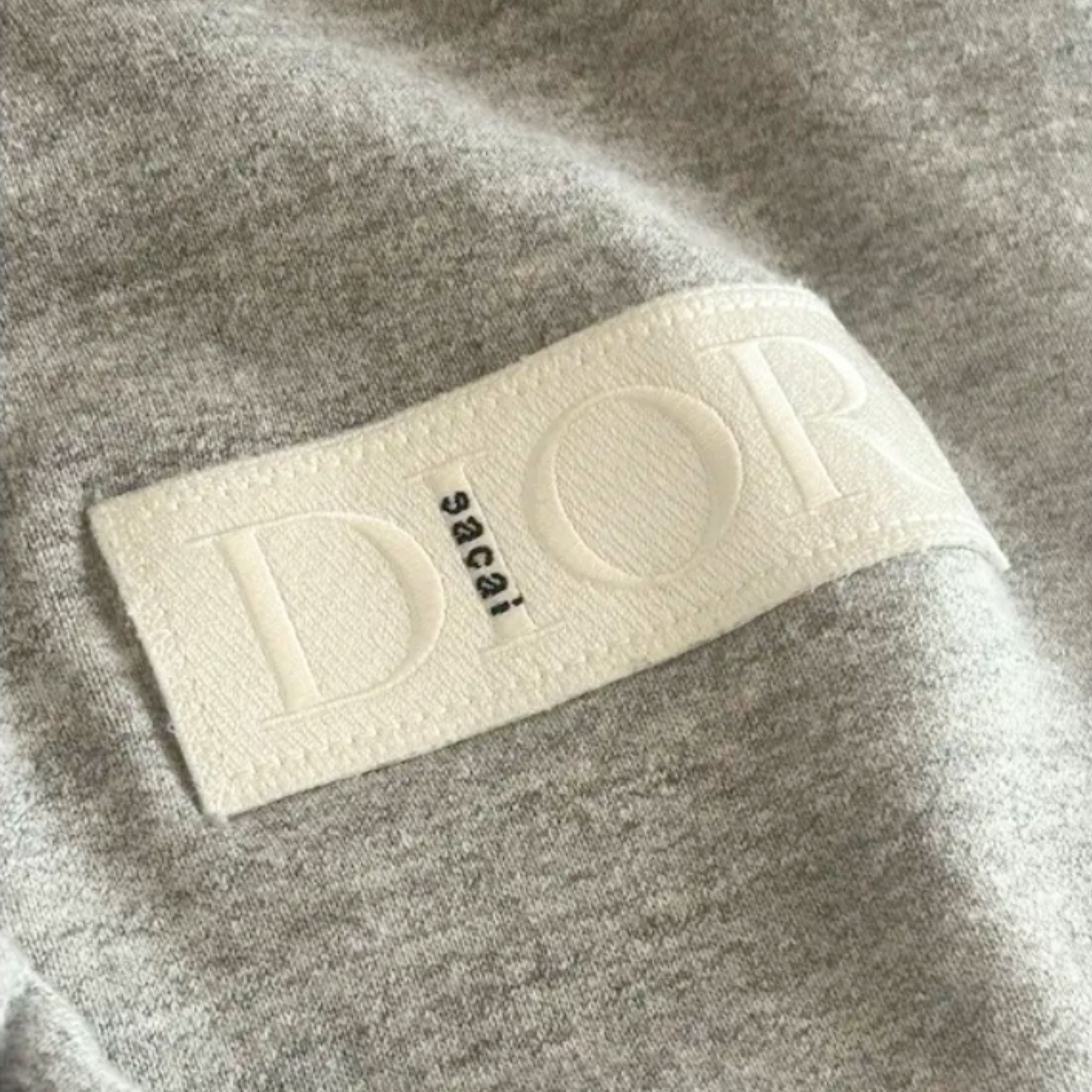 Dior Sweatshirt x Sacai Gris