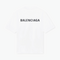 Balenciaga T-Shirt Back Logo Blanc