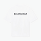 Balenciaga T-Shirt Back Logo Blanc