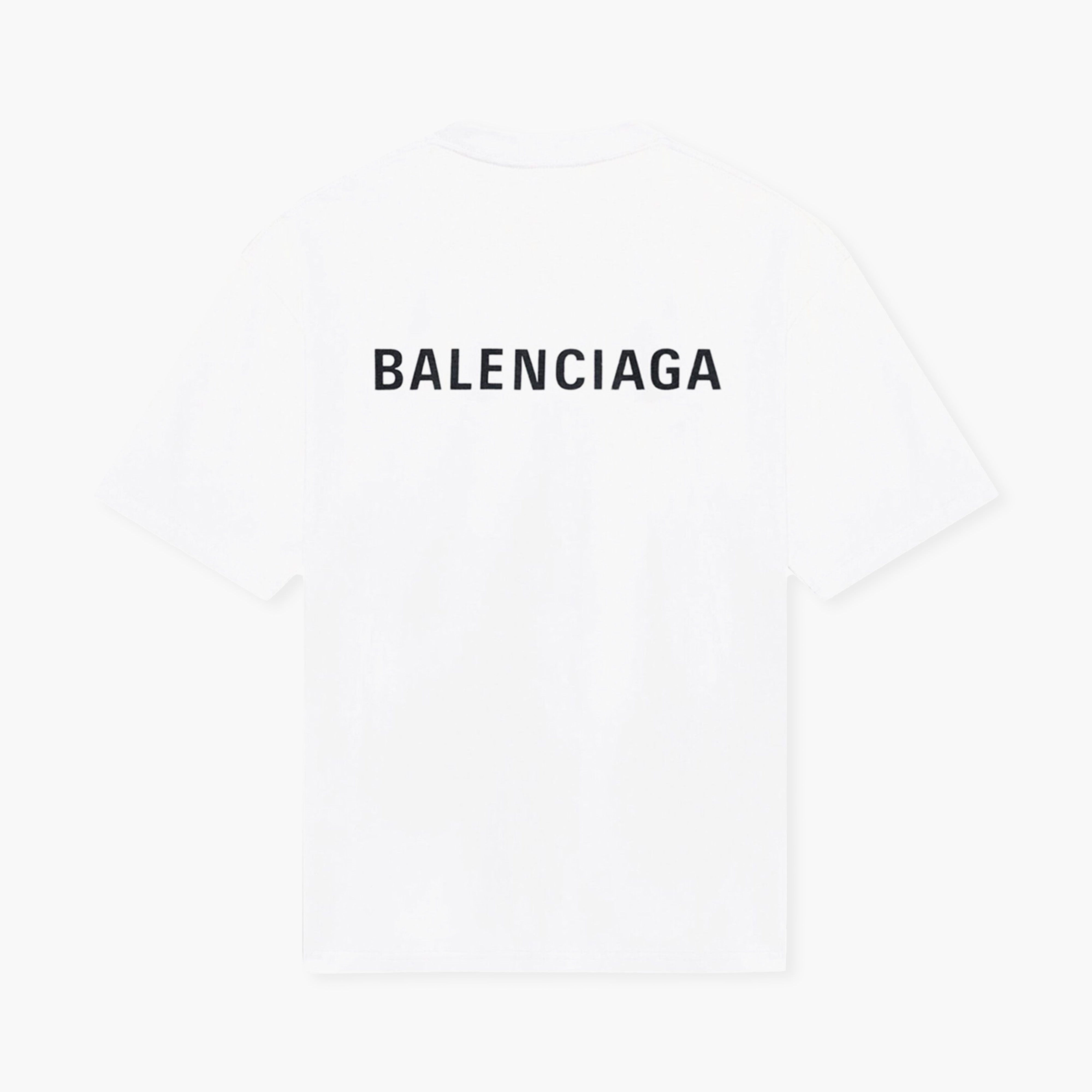 Balenciaga Back Logo T-Shirt White