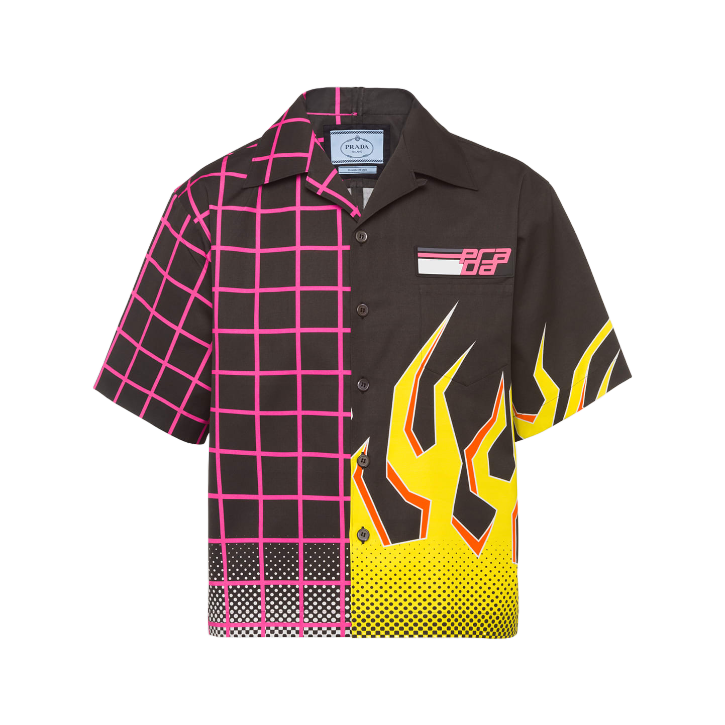 Prada Double Match Button Up Shirt