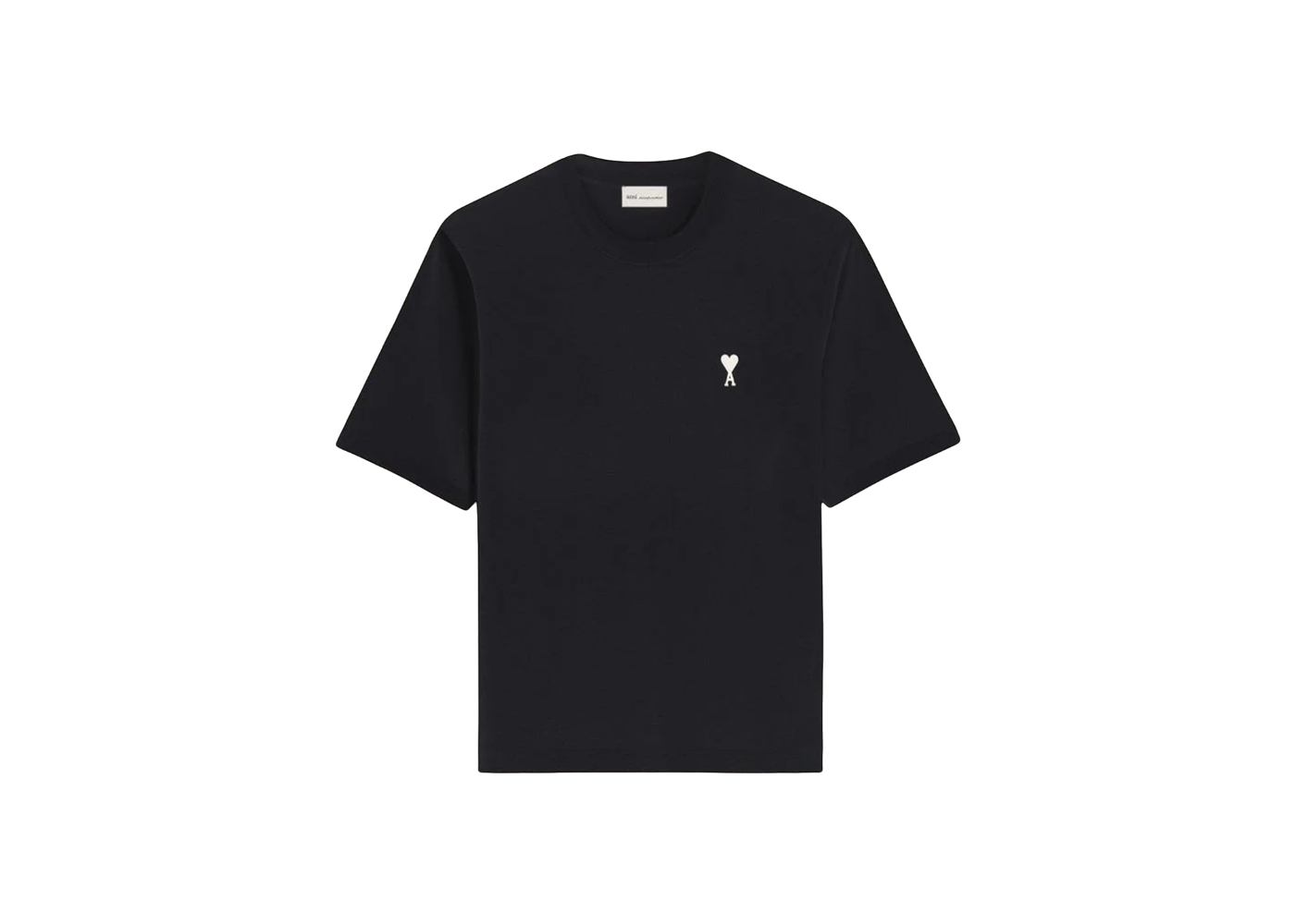 Ami Paris T-shirt Place des Victoires noir