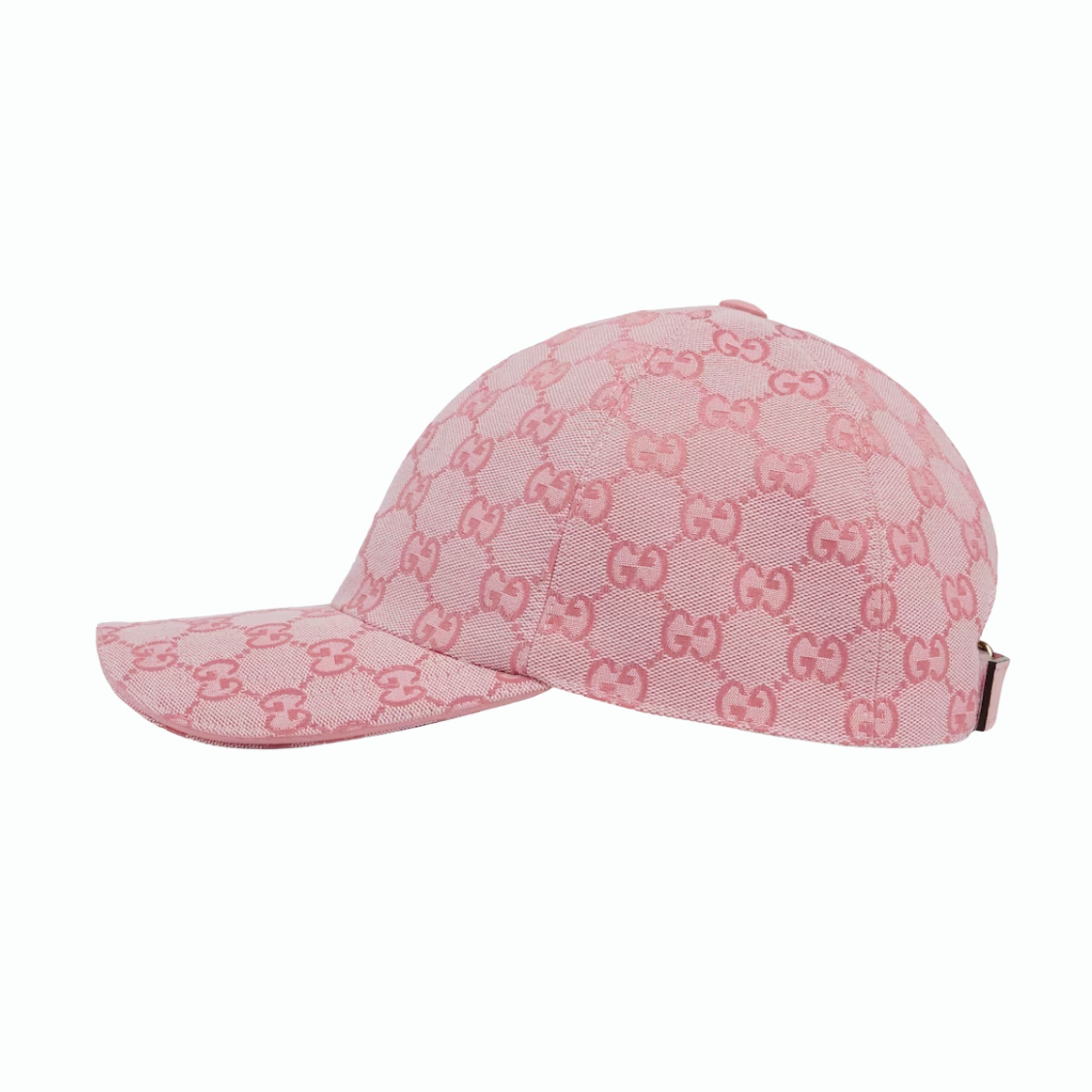 Gucci Casquette GG Canvas Rose