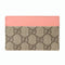 Gucci Porte-carte GG Beige Rose